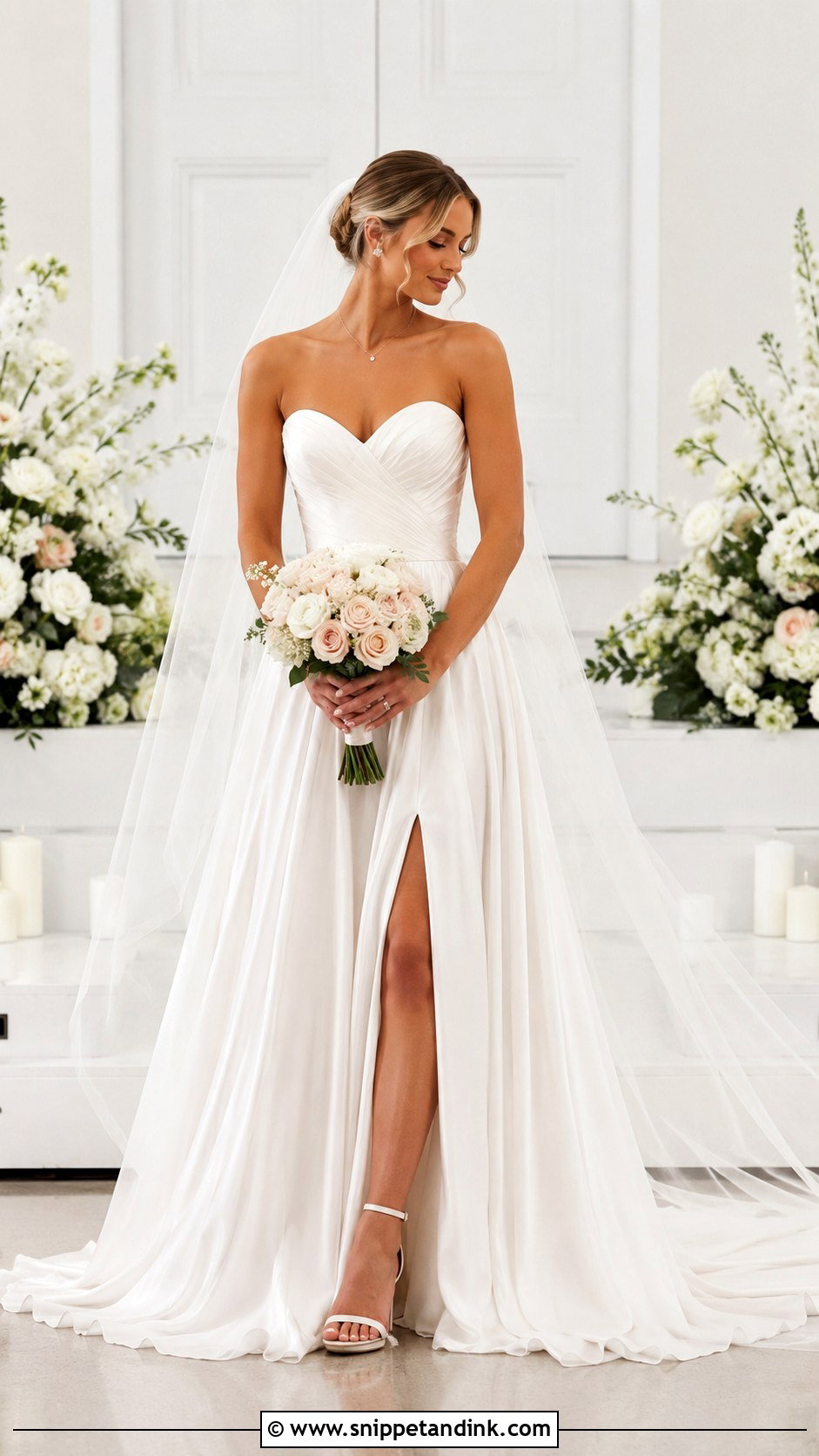 Madi Lane Strapless Wedding Dress - Snippet and Ink - 20 Madi Lane Ideas