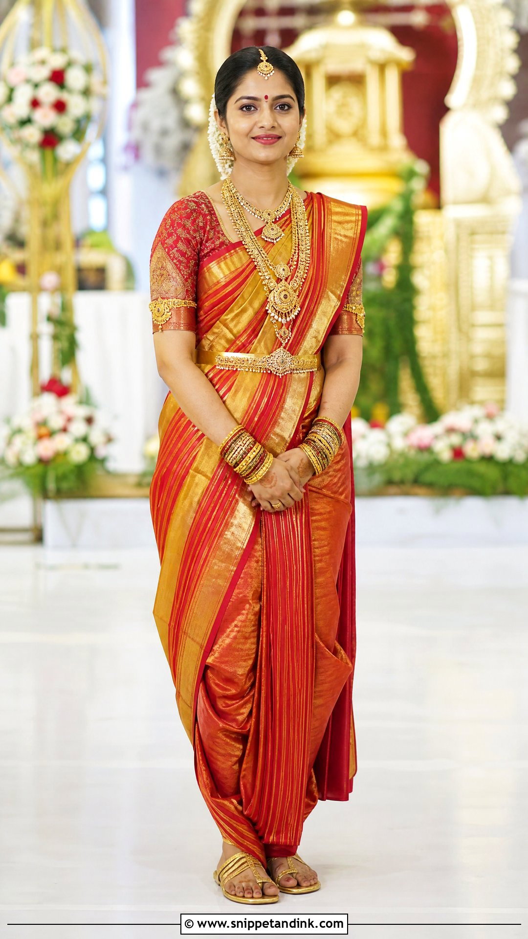 Madisar Bridal Saree - Snippet and Ink - 20 South Indian Bridal Outfits