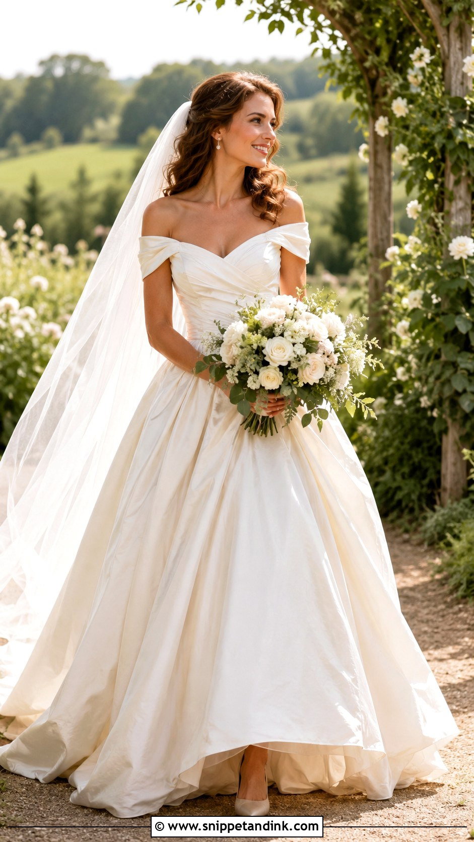 Maggie Carpenter Wedding Dress From Runaway Bride - Snippet and Ink - 20 Movie Wedding Dresses