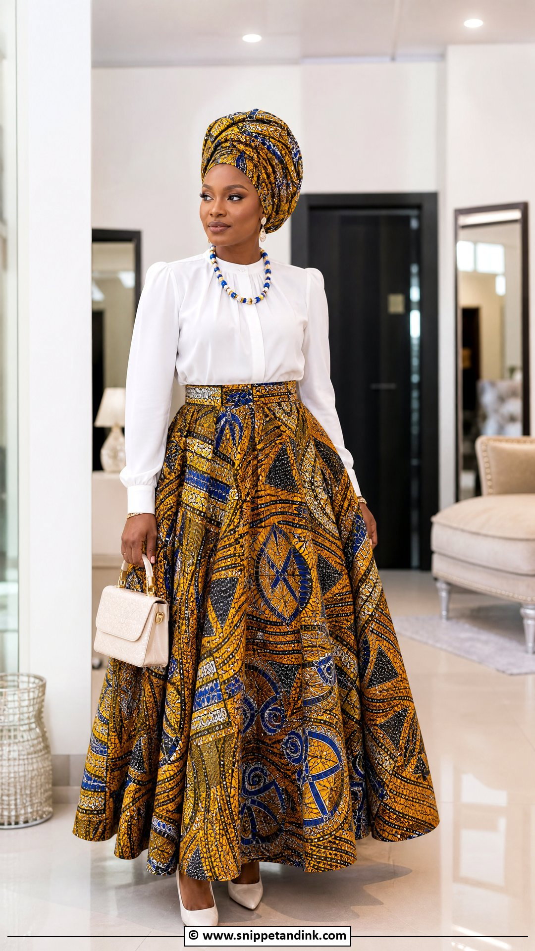 Makoti Blouse And Full Skirt - Snippet and Ink - 35 Makoti Attire Ideas