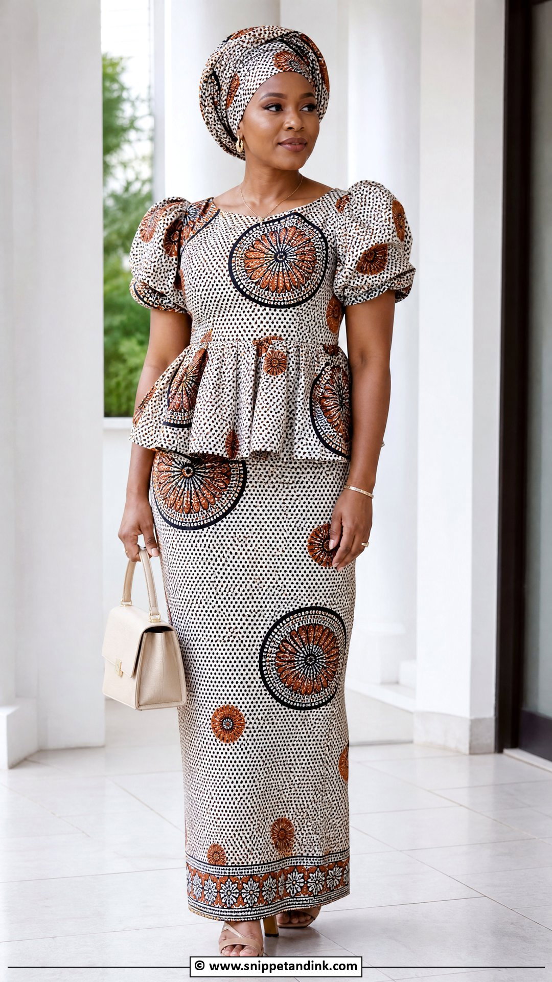 Makoti Two Piece Skirt Set - Snippet and Ink - 35 Makoti Attire Ideas