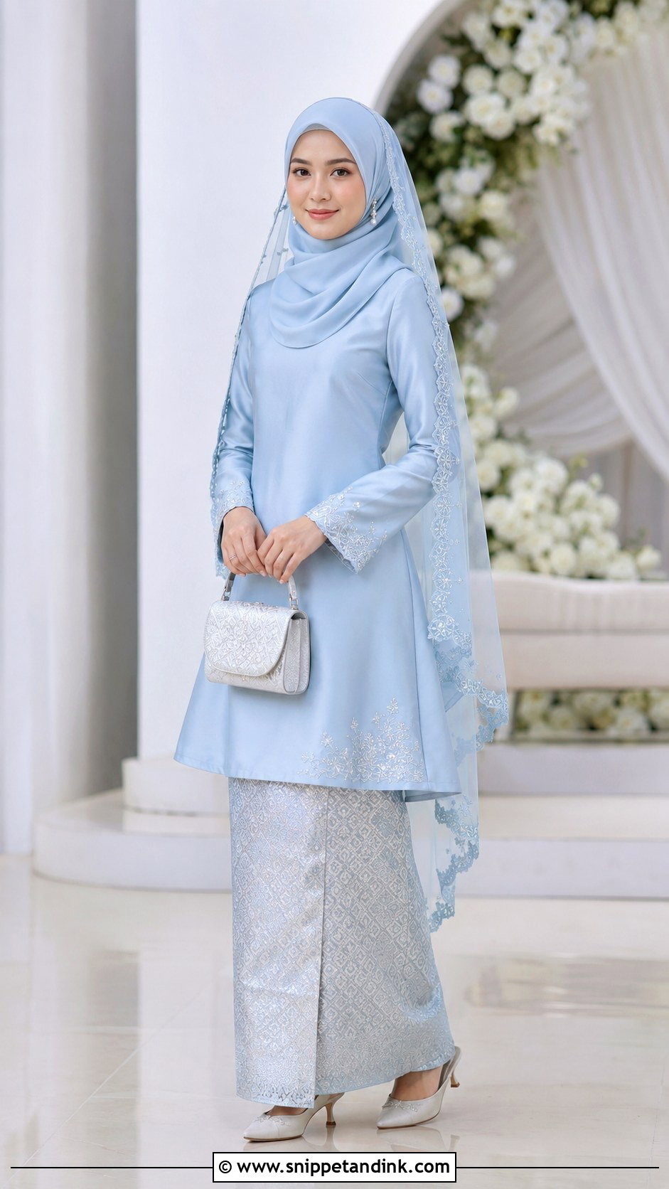 Malaysian Bride Baju Kurung Pahang - Snippet and Ink - 20 Malaysian Bride Ideas