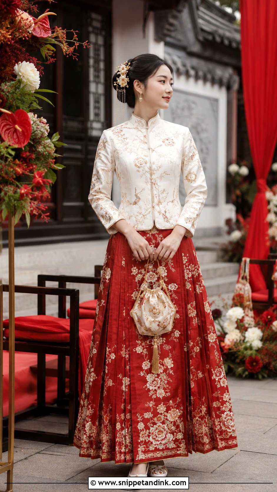 Mamianqun Chinese Bridal Dress - Snippet and Ink - 20 Chinese Bridal Dress Ideas