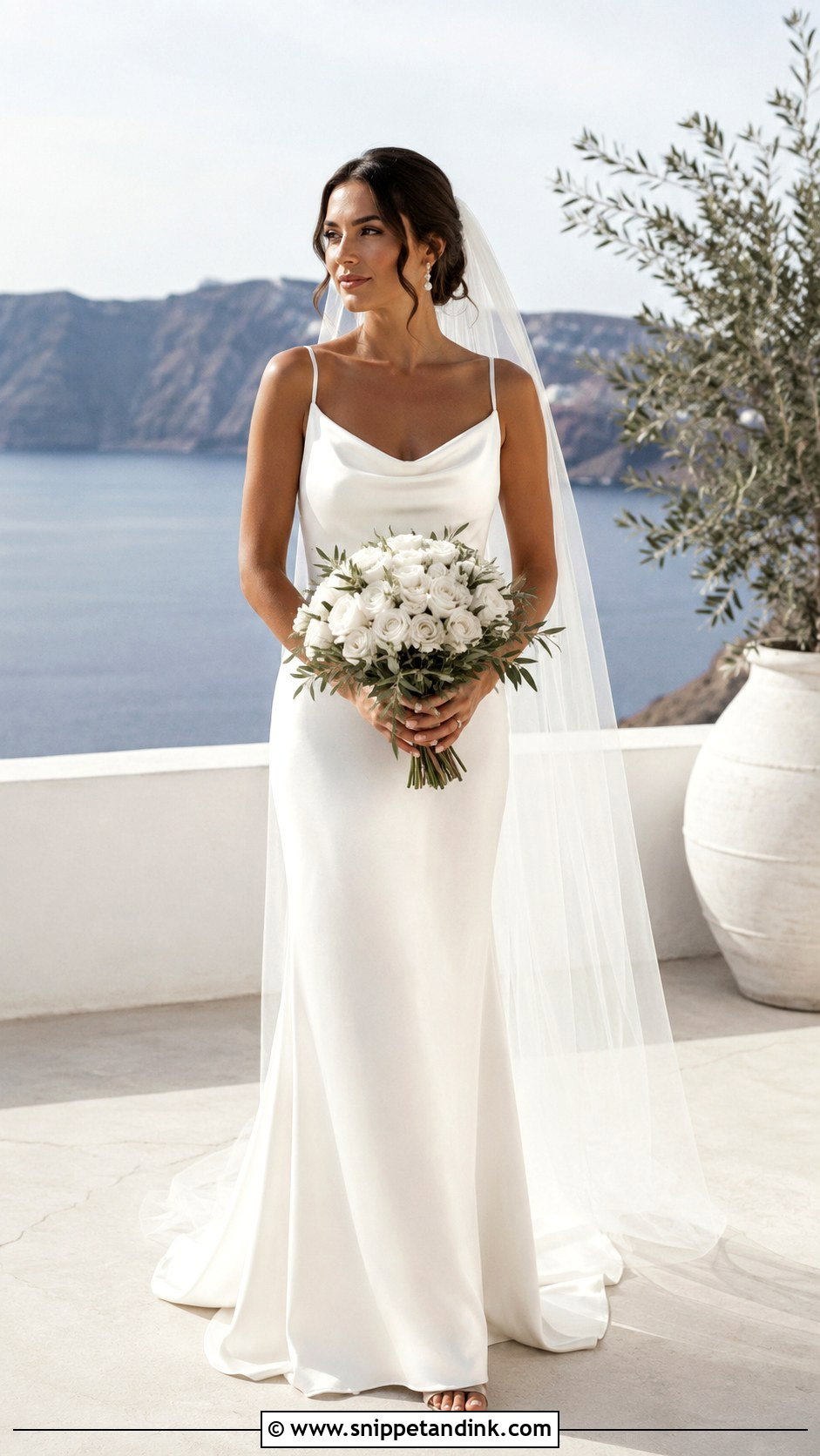 Mamma Mia Satin Wedding Dress - Snippet and Ink - 25 Mamma Mia Wedding Dress Ideas