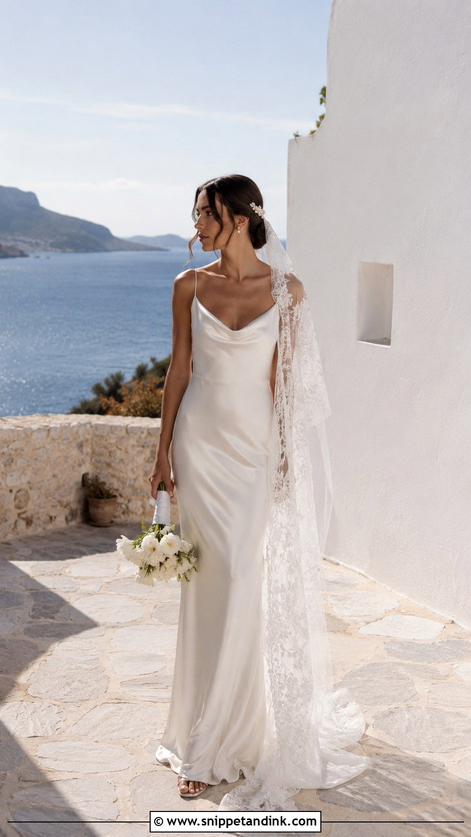 Mamma Mia Slip Wedding Dress - Snippet and Ink - 25 Mamma Mia Wedding Dress Ideas