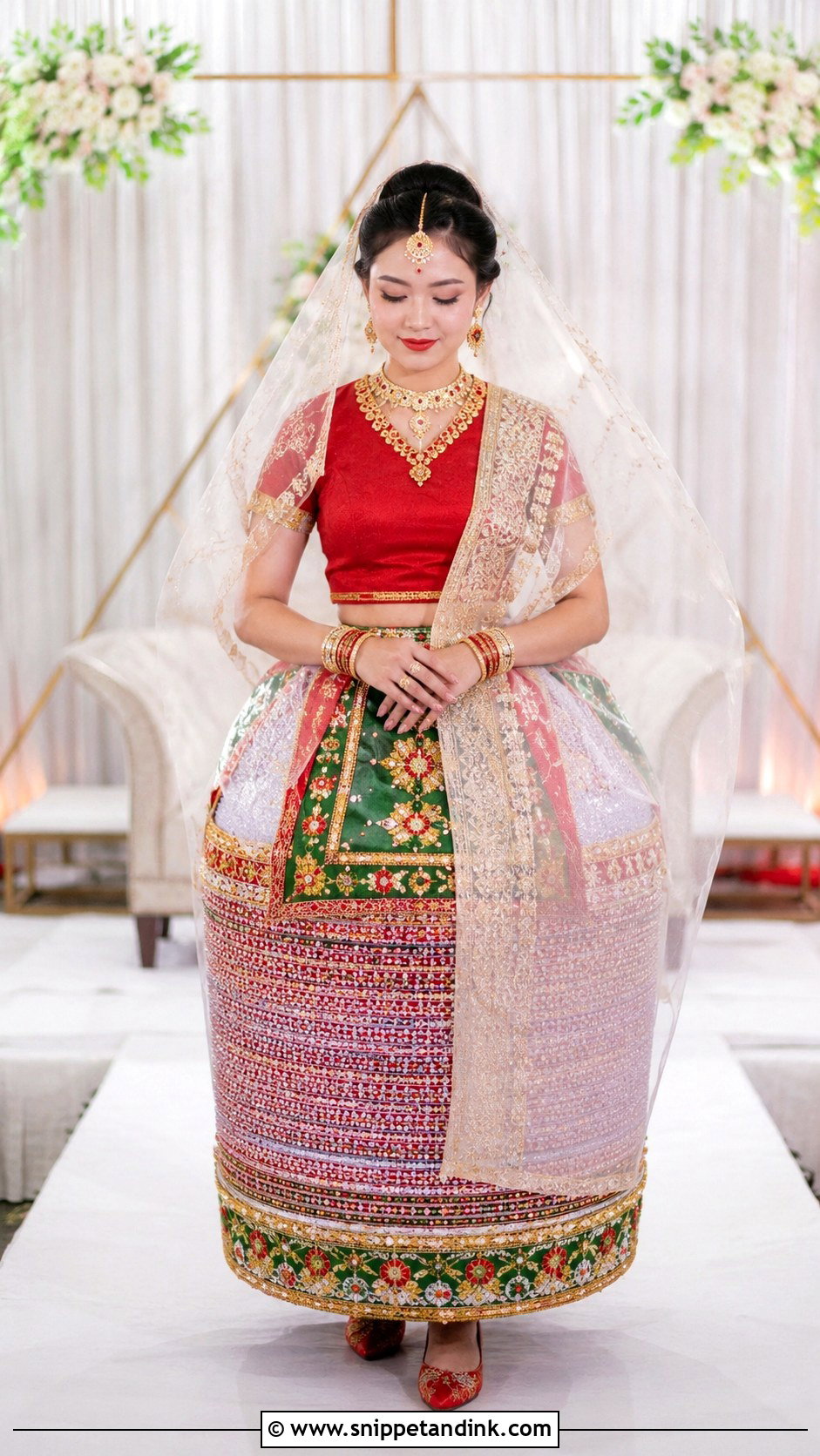 Manipuri Potloi Bridal Outfit - Snippet and Ink - 20 Bridal Traditional Outfit Ideas