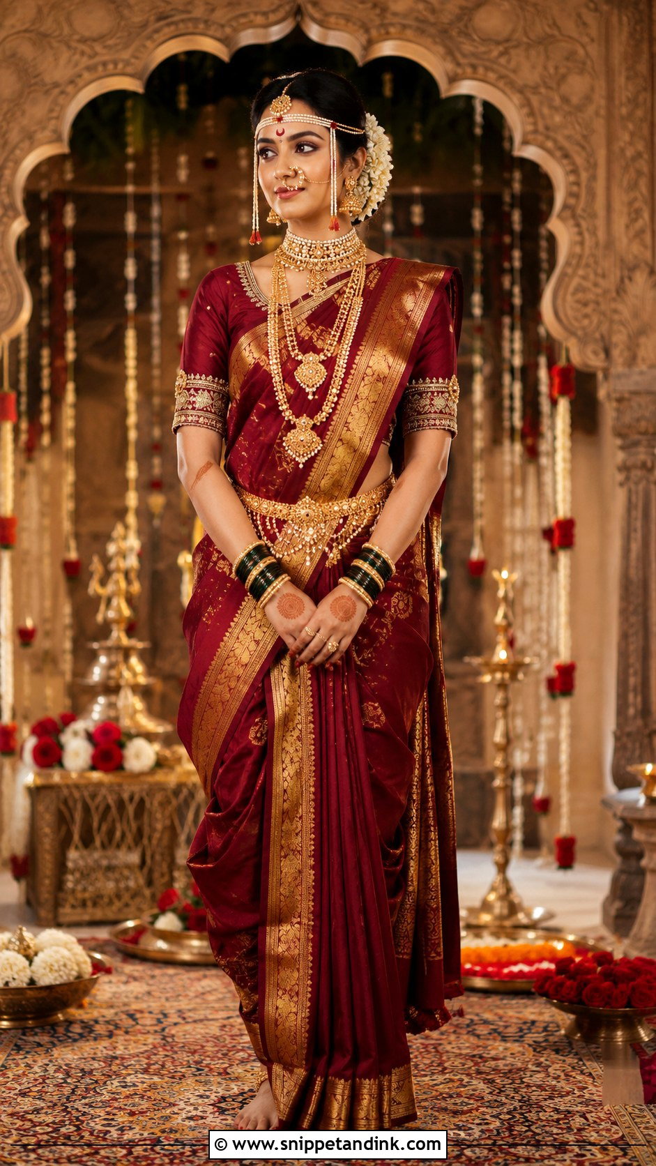 Marathi Bride Royal Peshwai Look - Snippet and Ink - 30 Marathi Bride Look Ideas
