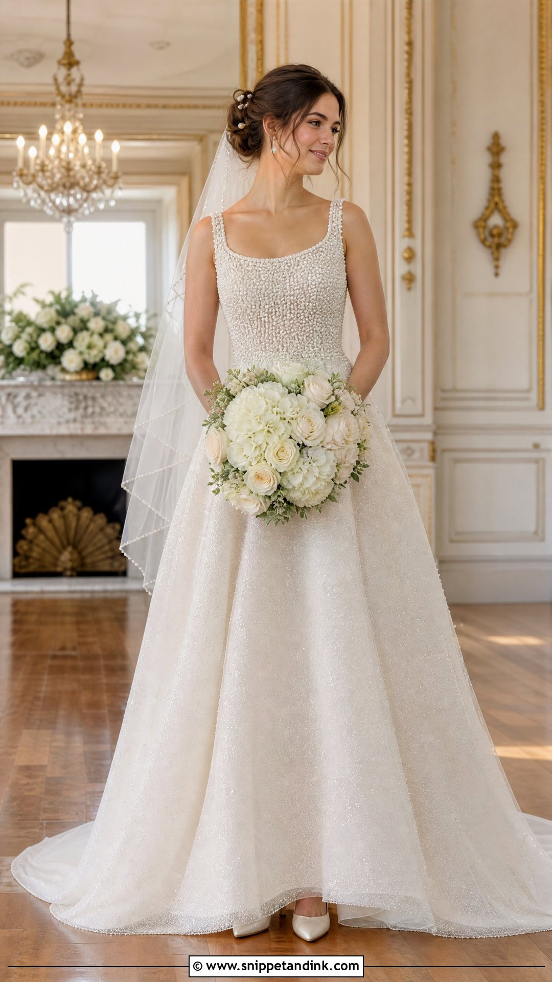 Marceline Pearl A Line Wedding Dress - Snippet and Ink - 20 Sottero and Midgley Wedding Dresses