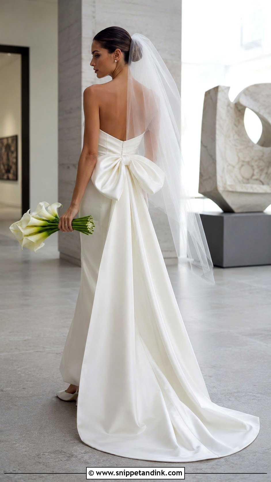 Marchesa Bow Back Bridal Look - Snippet and Ink - 20 Marchesa Bridal Ideas