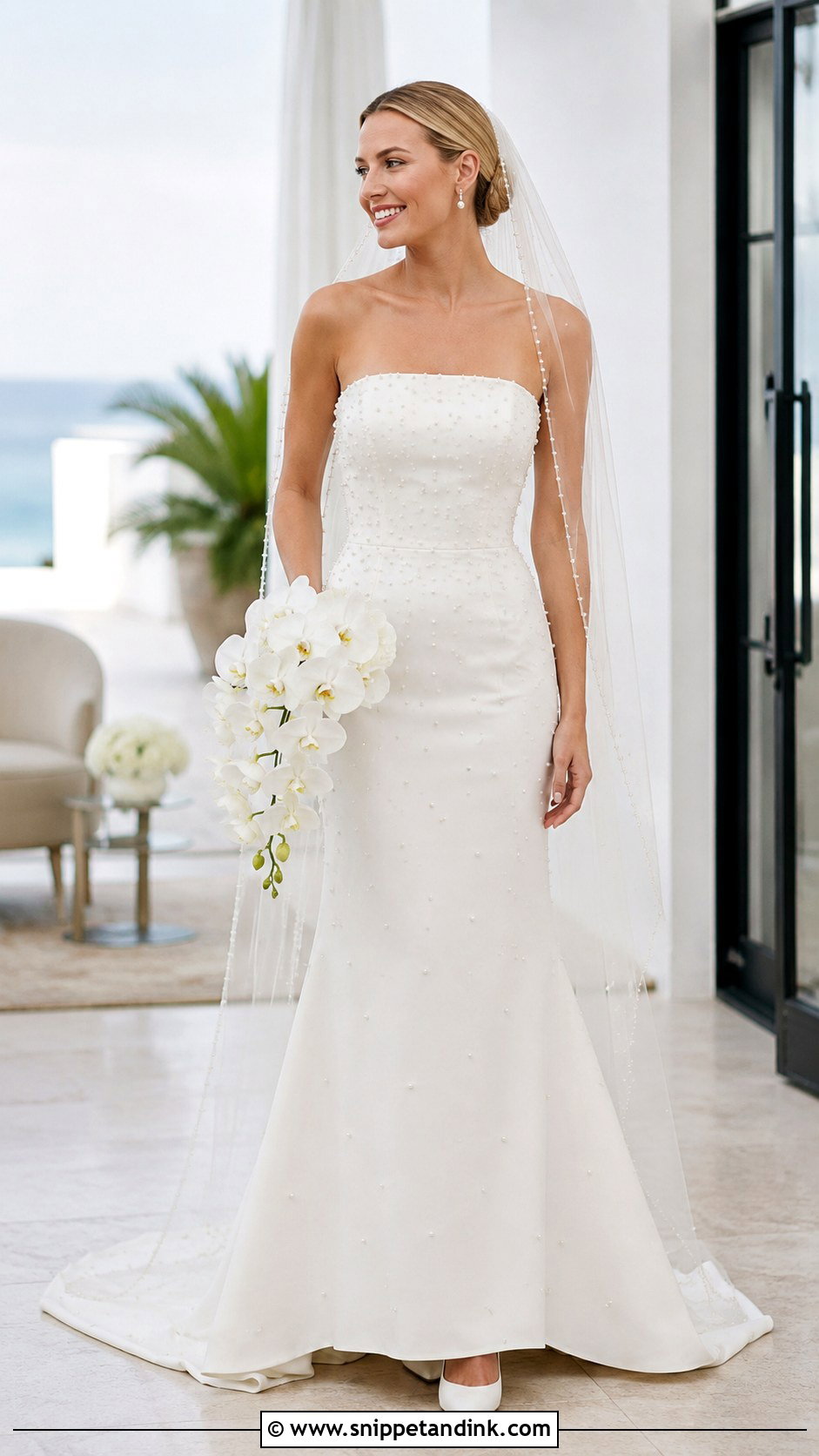 Margot Robbie Pearl Wedding Dress - Snippet and Ink - 20 Margot Robbie Wedding Dress Ideas