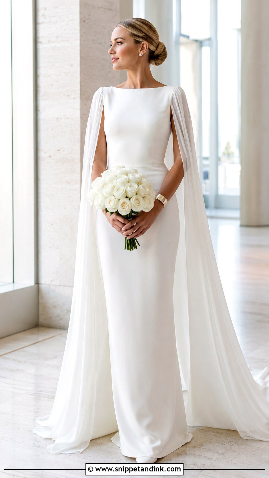 Margot Robbie Square Neck Wedding Dress - Snippet and Ink - 20 Margot Robbie Wedding Dress Ideas