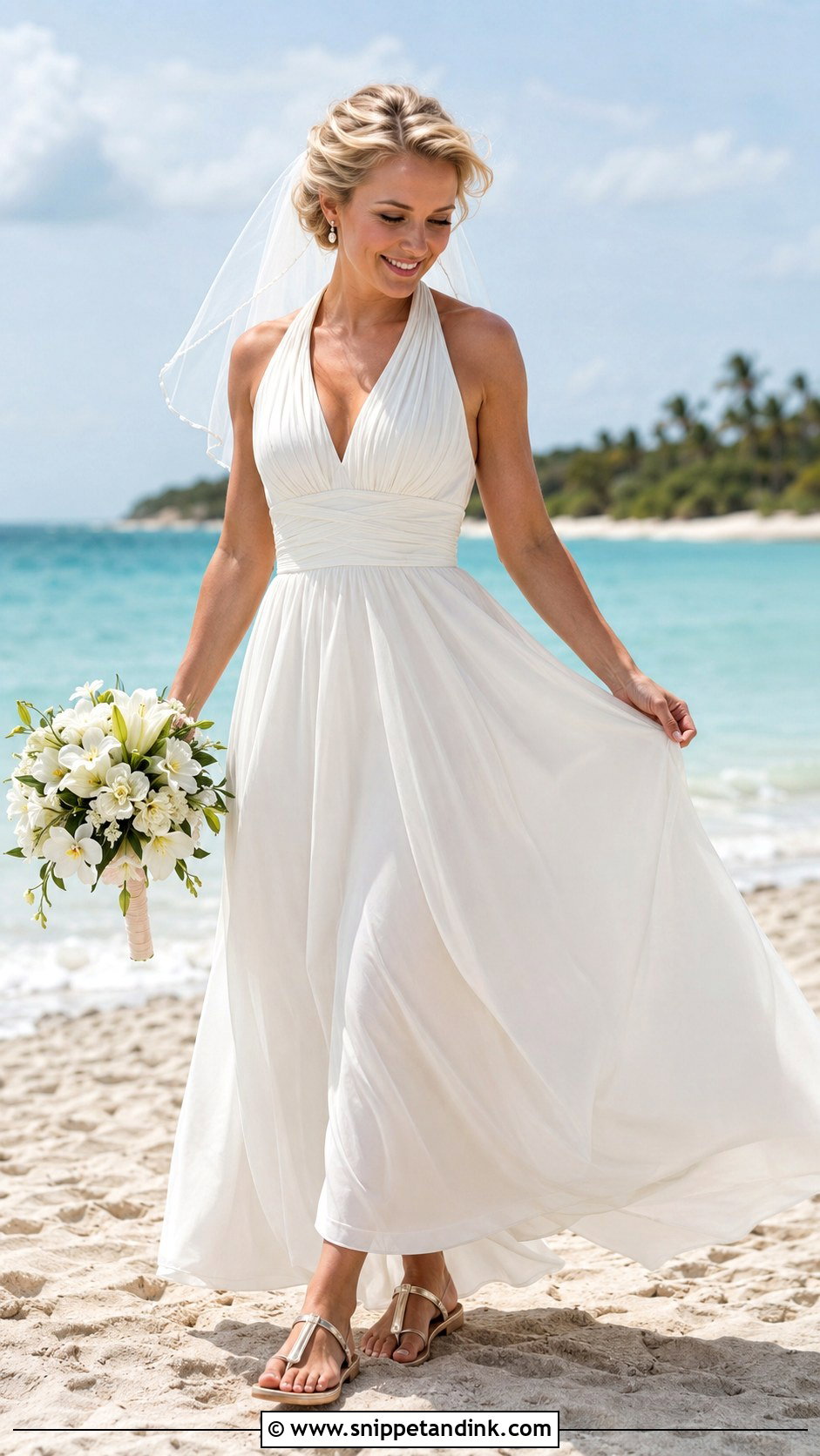 Marilyn Monroe Beach Wedding Dress - Snippet and Ink - 20 Marilyn Monroe Wedding Dress Ideas