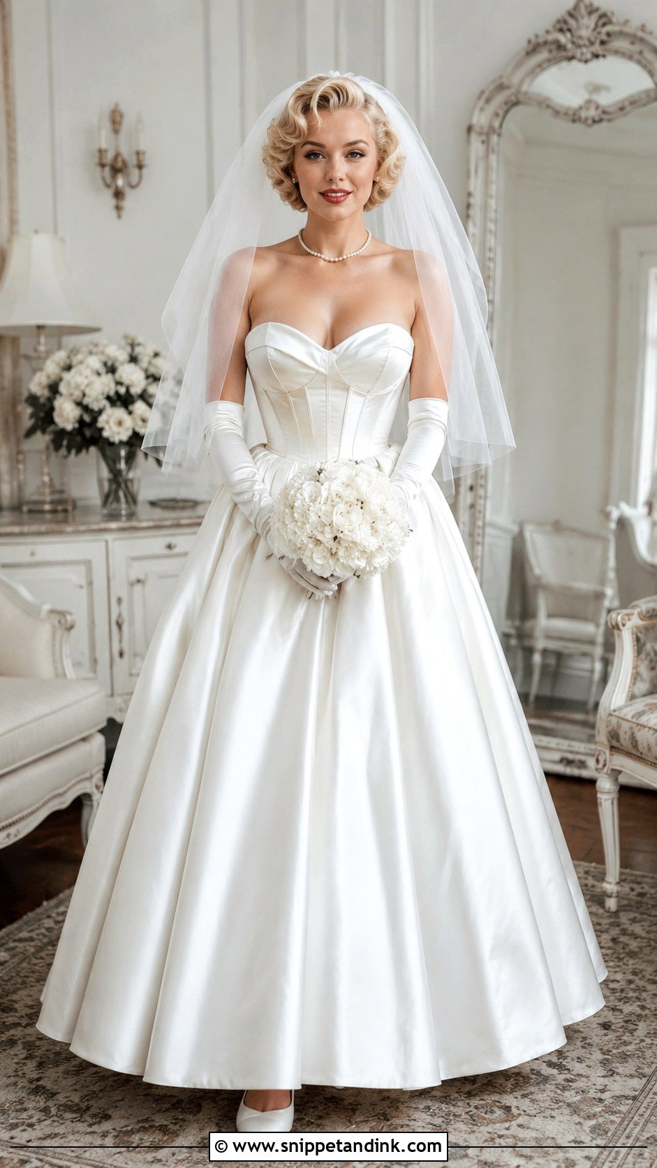 Marilyn Monroe Sweetheart Wedding Dress - Snippet and Ink - 20 Marilyn Monroe Wedding Dress Ideas