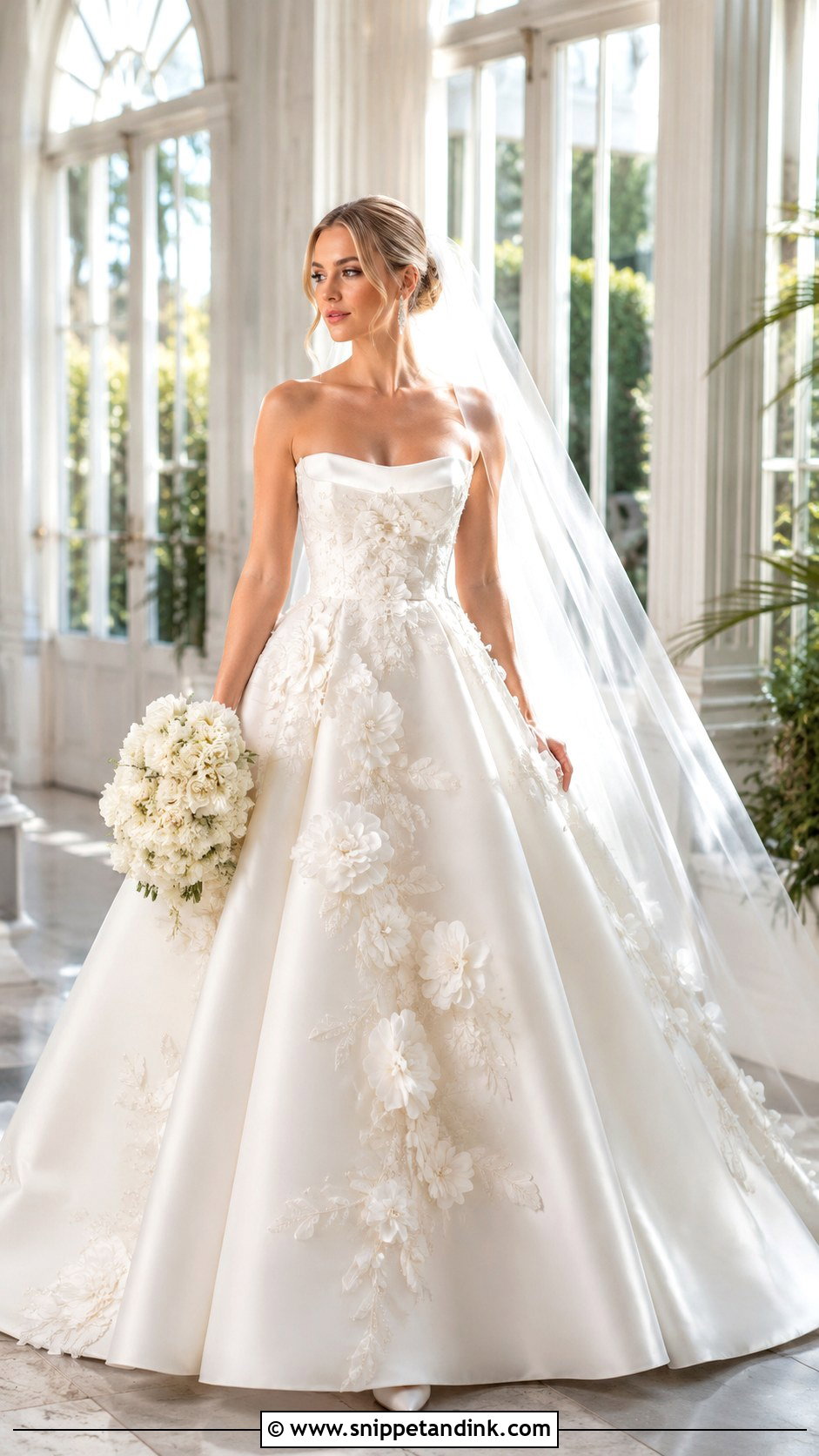 Martin Thornburg Donovan Floral Ball Gown - Snippet and Ink - 20 Martin Thornburg Wedding Dresses