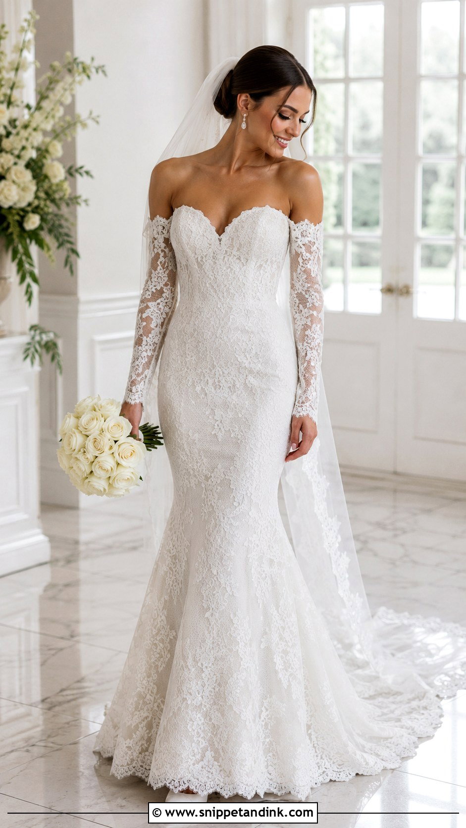Martin Thornburg Keaton Long Sleeve Mermaid Gown - Snippet and Ink - 20 Martin Thornburg Wedding Dresses