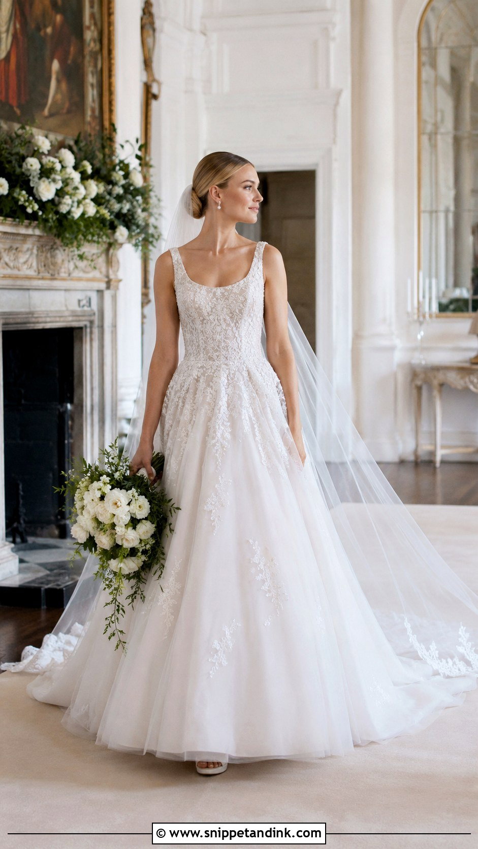 Martin Thornburg Raleigh Scoop Neck Ball Gown - Snippet and Ink - 20 Martin Thornburg Wedding Dresses