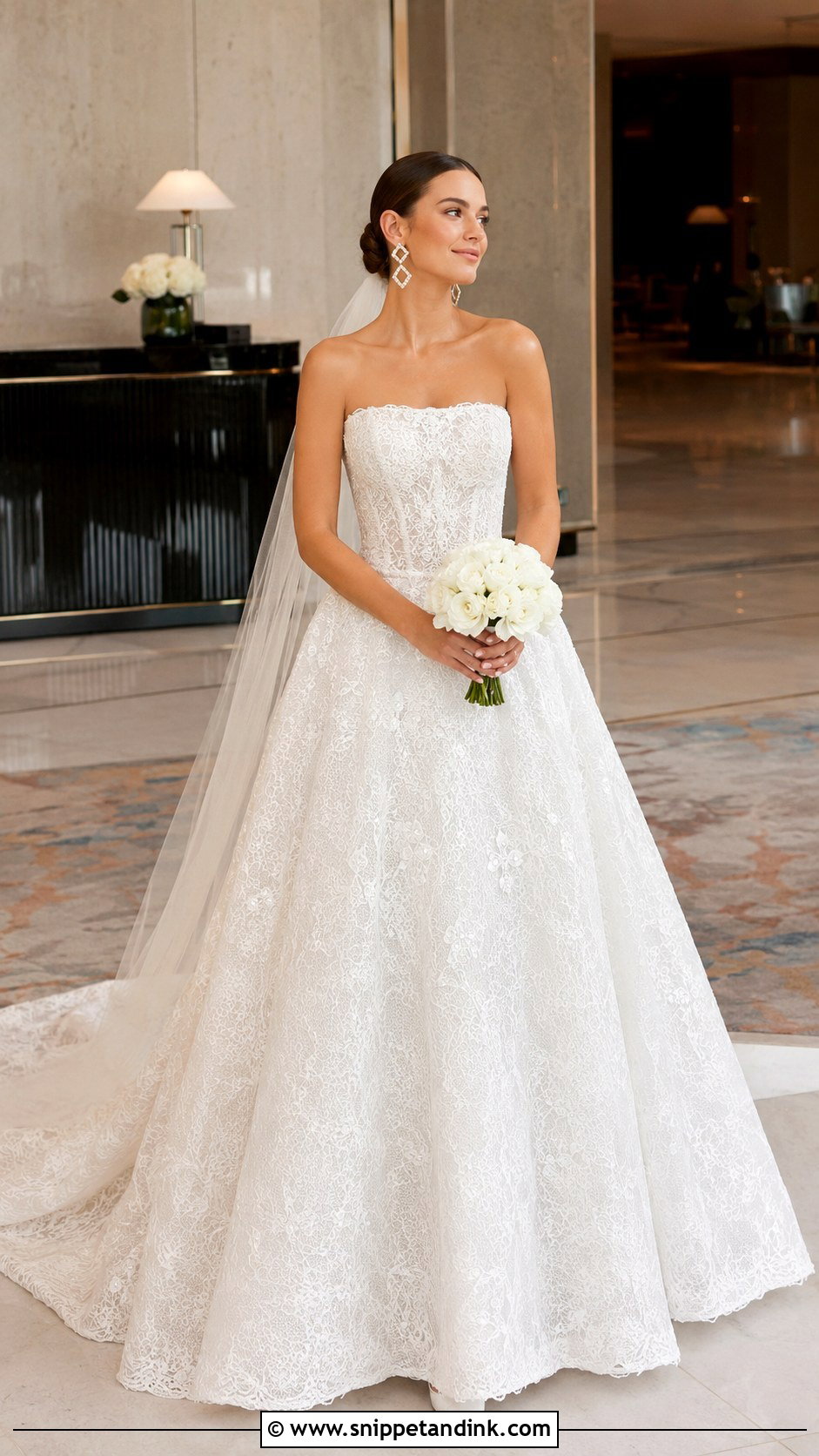 Martin Thornburg Sinclair Lace Ball Gown - Snippet and Ink - 20 Martin Thornburg Wedding Dresses