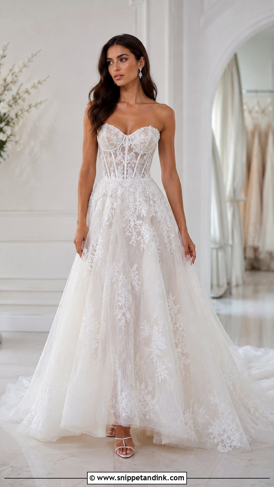 Martina Liana Corset Bodice Wedding Dress - Snippet and Ink - 25 Martina Liana Wedding Dress Ideas