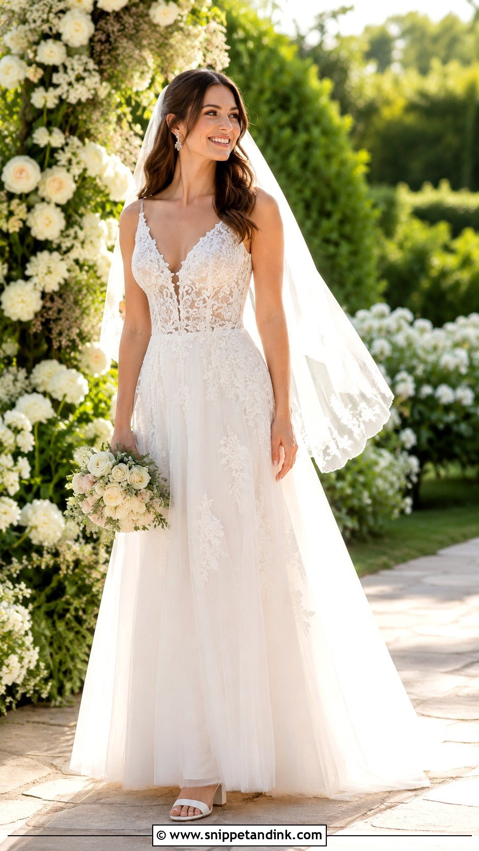 Martina Liana Drop Waist Wedding Dress - Snippet and Ink - 25 Martina Liana Wedding Dress Ideas