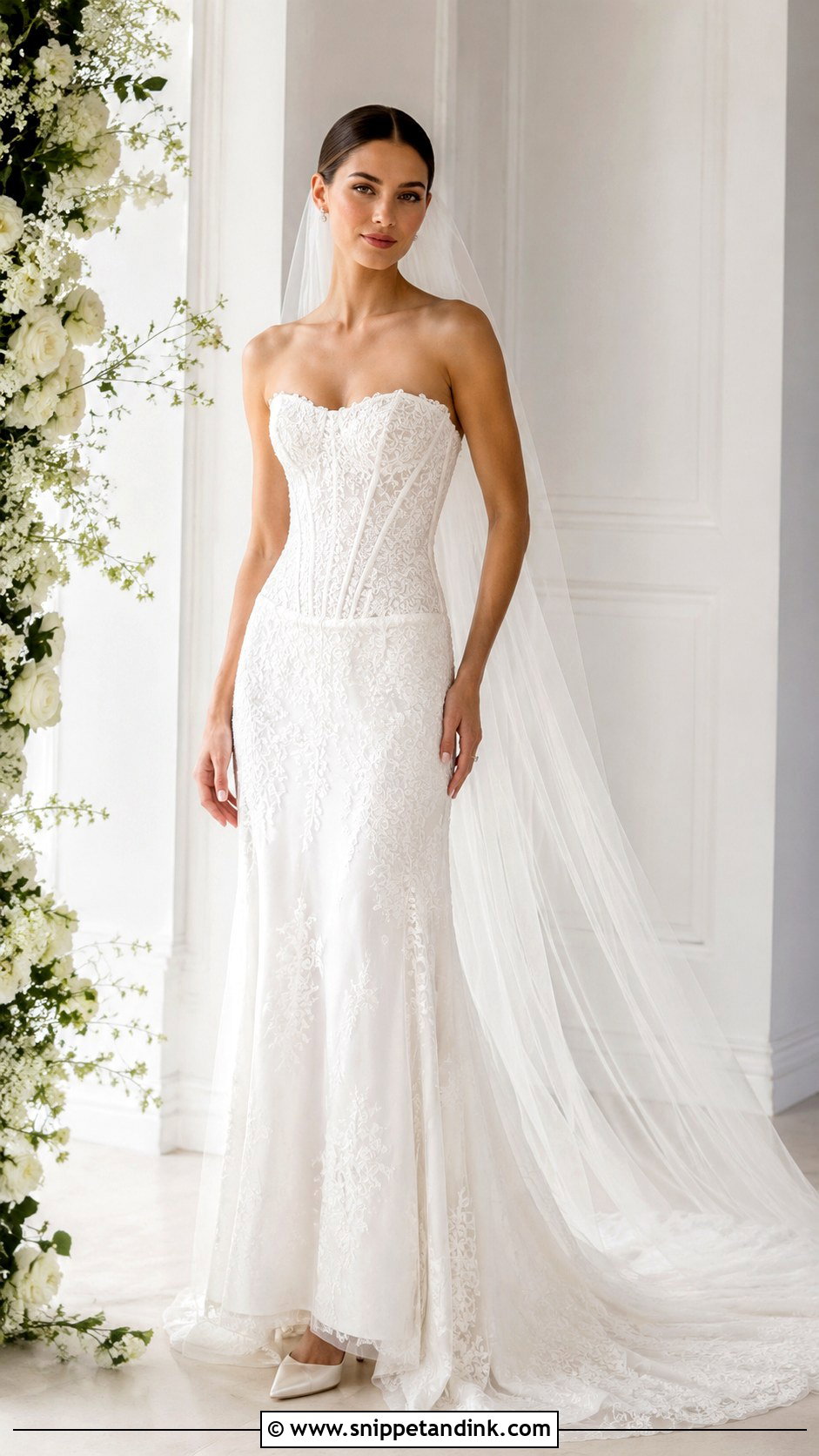 Martina Liana Off Shoulder Wedding Dress - Snippet and Ink - 25 Martina Liana Wedding Dress Ideas