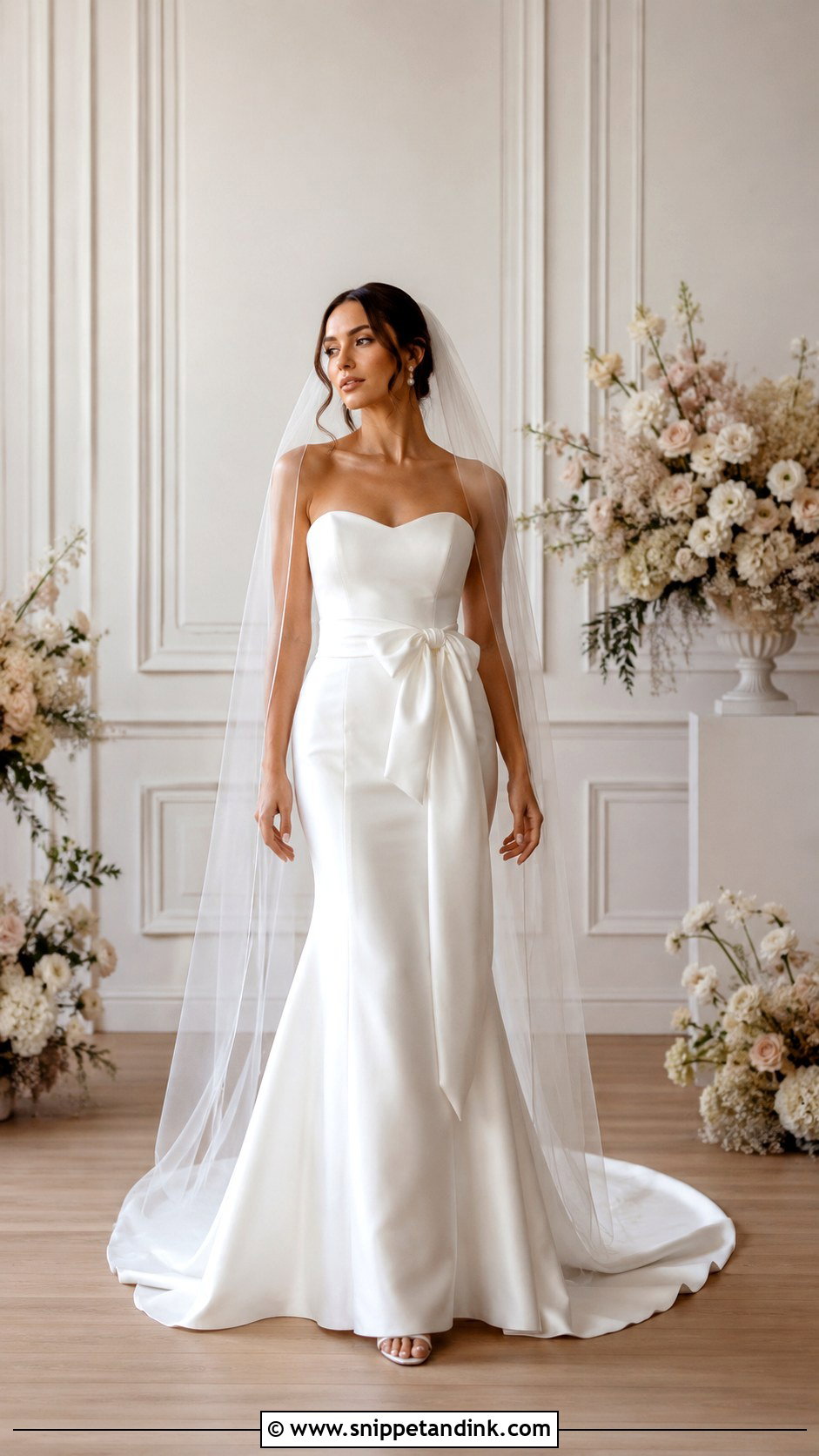 Martina Liana Wedding Dress With Bow - Snippet and Ink - 25 Martina Liana Wedding Dress Ideas