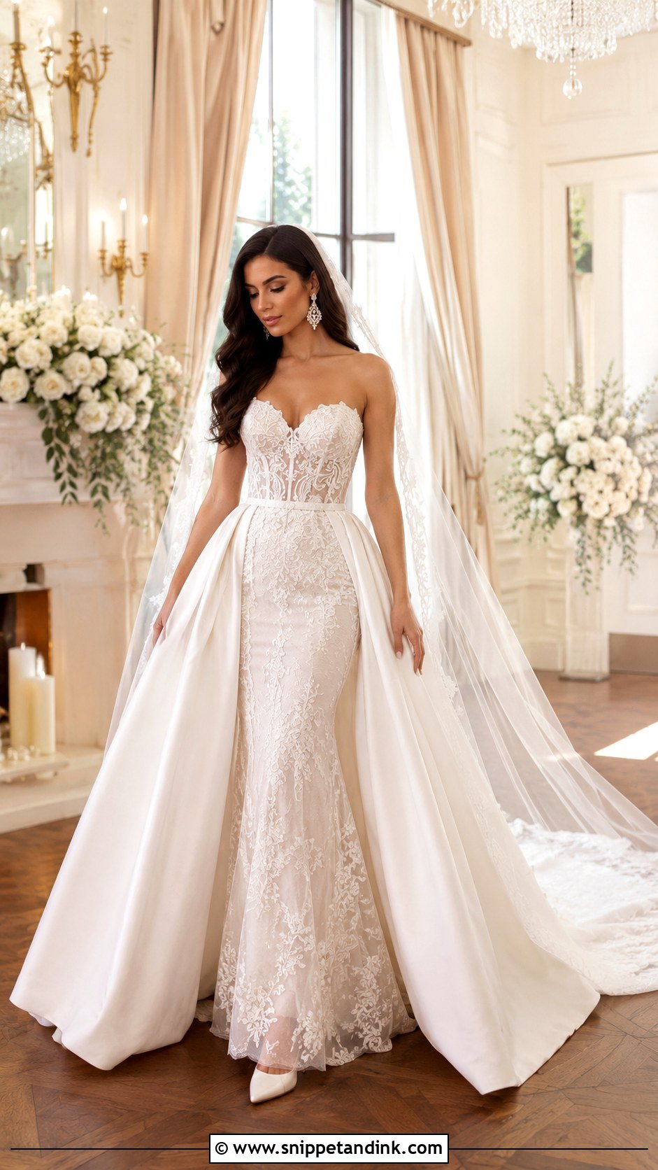 Martina Liana Wedding Dress With Overskirt - Snippet and Ink - 25 Martina Liana Wedding Dress Ideas