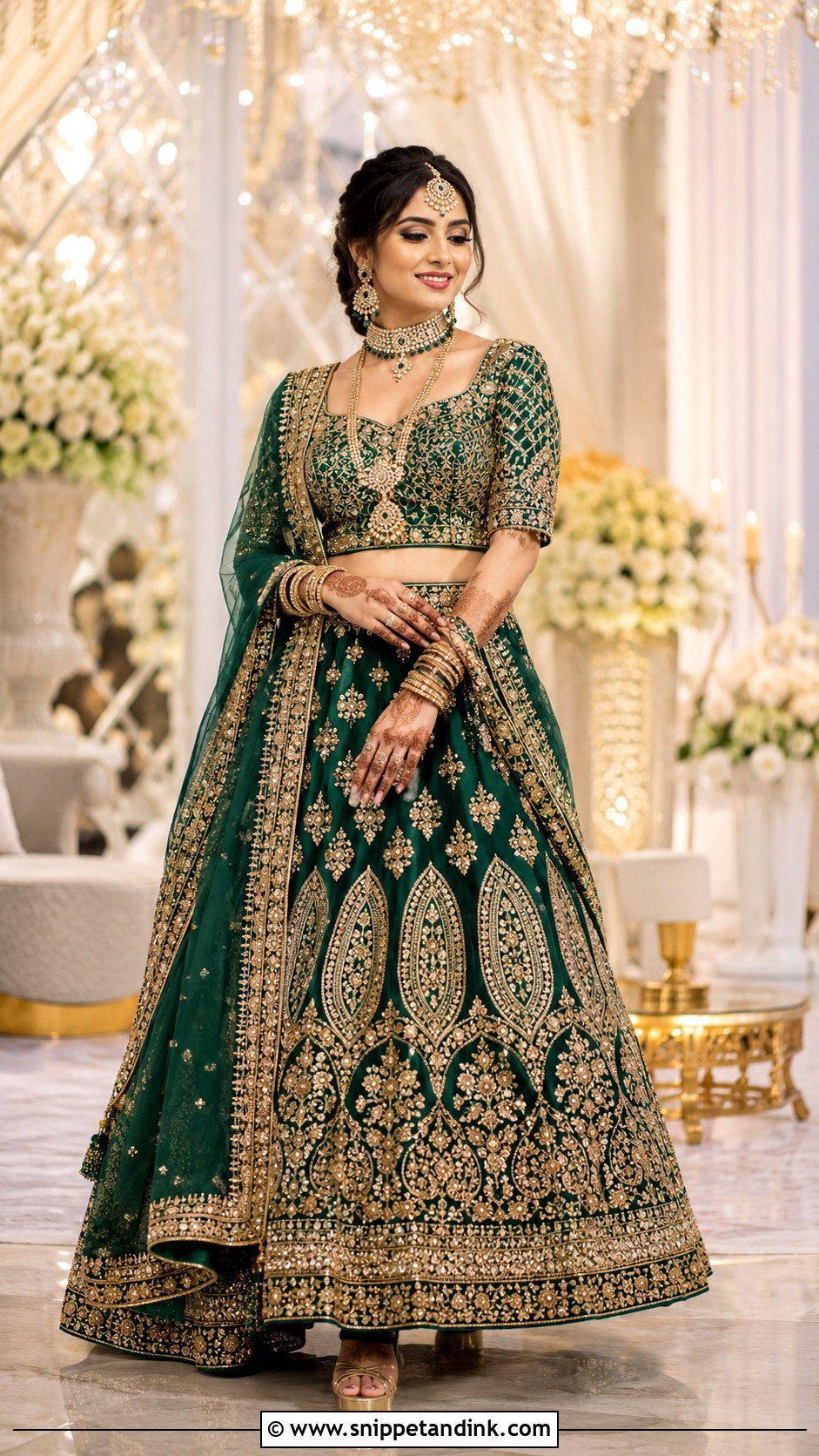 Marwadi Reception Bride Lehenga - Snippet and Ink - 25 Marwadi Bride Ideas