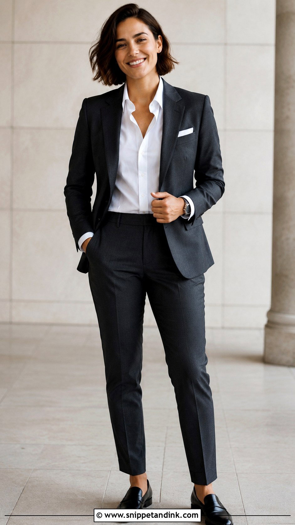 Masc Lesbian Bow Tie Suit Outfit - Snippet and Ink - 25 Masc Lesbian Wedding Outfit Ideas