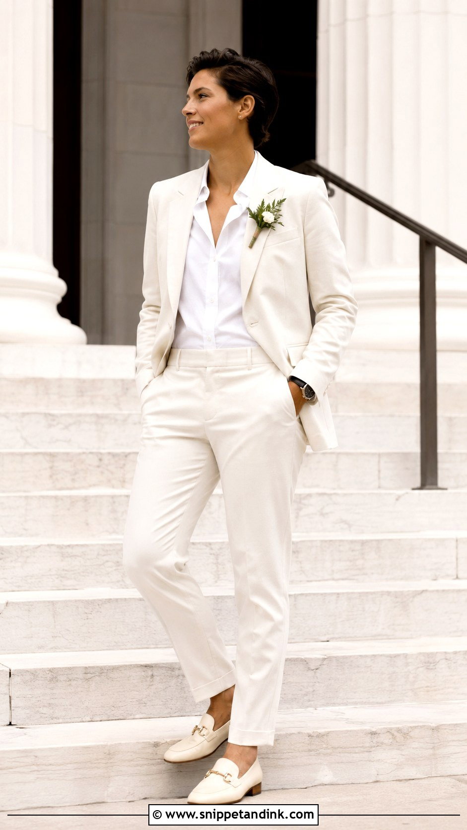 Masc Lesbian Courthouse Wedding Outfit - Snippet and Ink - 25 Masc Lesbian Wedding Outfit Ideas