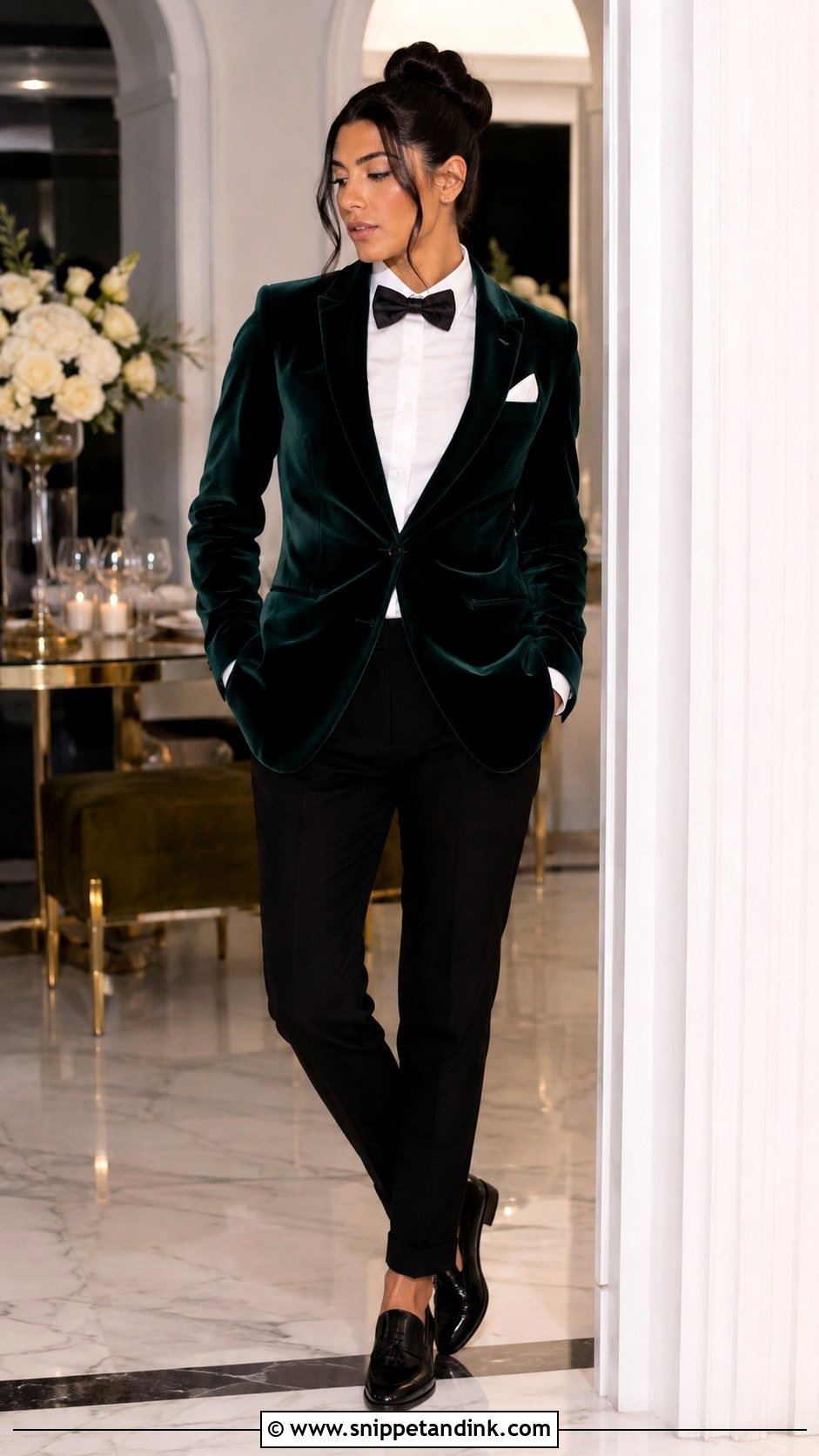 Masc Lesbian Velvet Blazer Outfit - Snippet and Ink - 25 Masc Lesbian Wedding Outfit Ideas