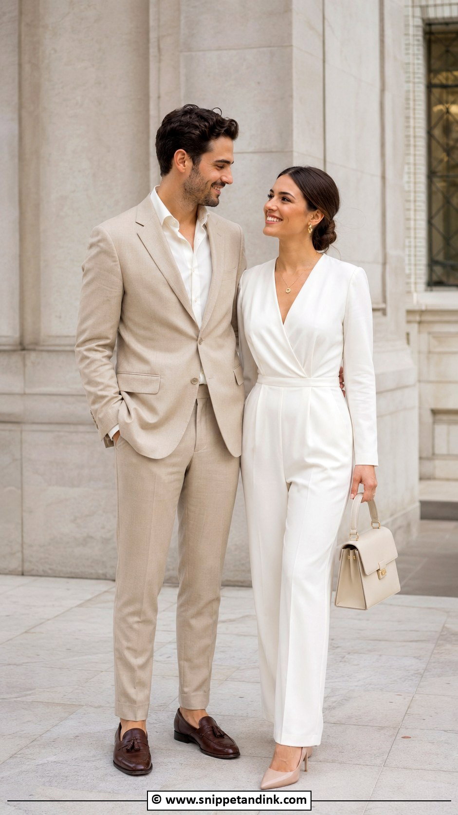 Matching Civil Wedding Outfit - Snippet and Ink - 35 Wedding Matching Outfits
