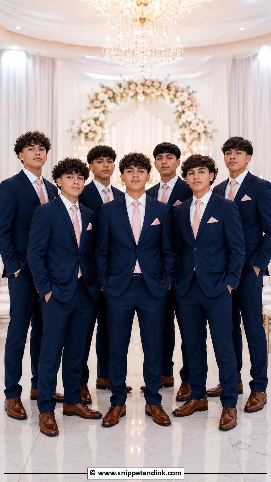 Matching Court Chambelanes Outfit - Snippet and Ink - 25 Chambelanes Outfits