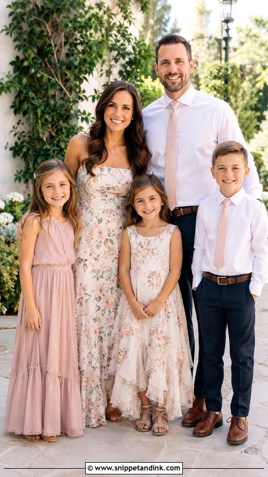 Matching Family Wedding Outfit - Snippet and Ink - 25 Family Outfits for Wedding