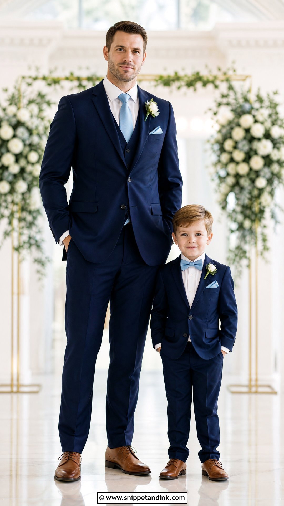Matching Groom And Page Boy Suit - Snippet and Ink - 20 Page Boys Wedding Outfits