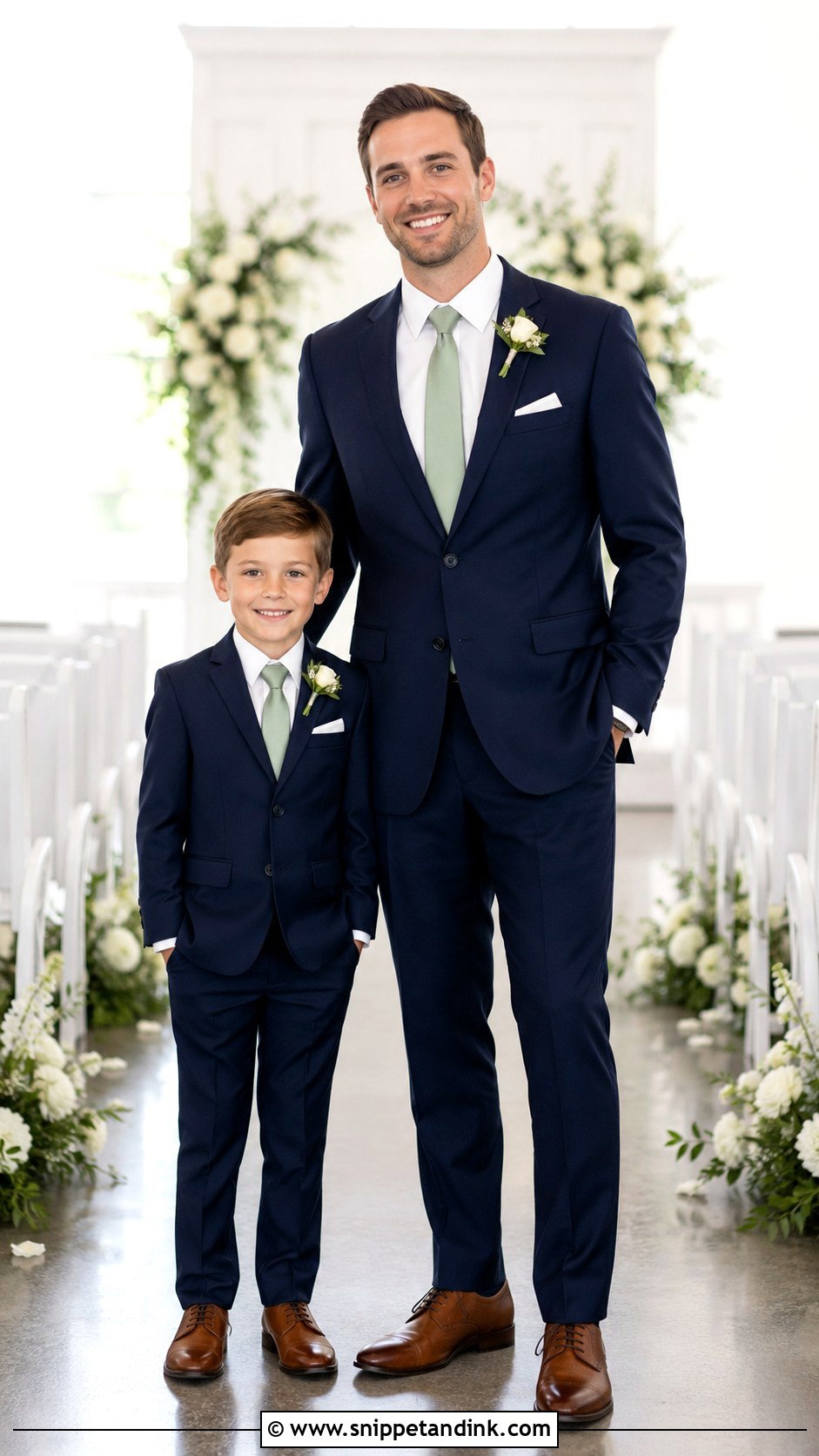 Matching Groom Boys Wedding Suit - Snippet and Ink - 20 Boys Suits for Wedding