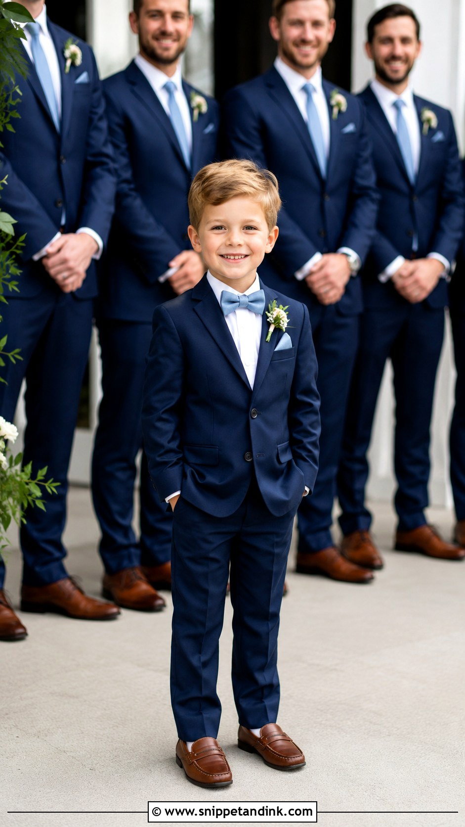 Matching Groomsmen Little Boy Wedding Outfit - Snippet and Ink - 20 Little Boy Wedding Outfit Ideas
