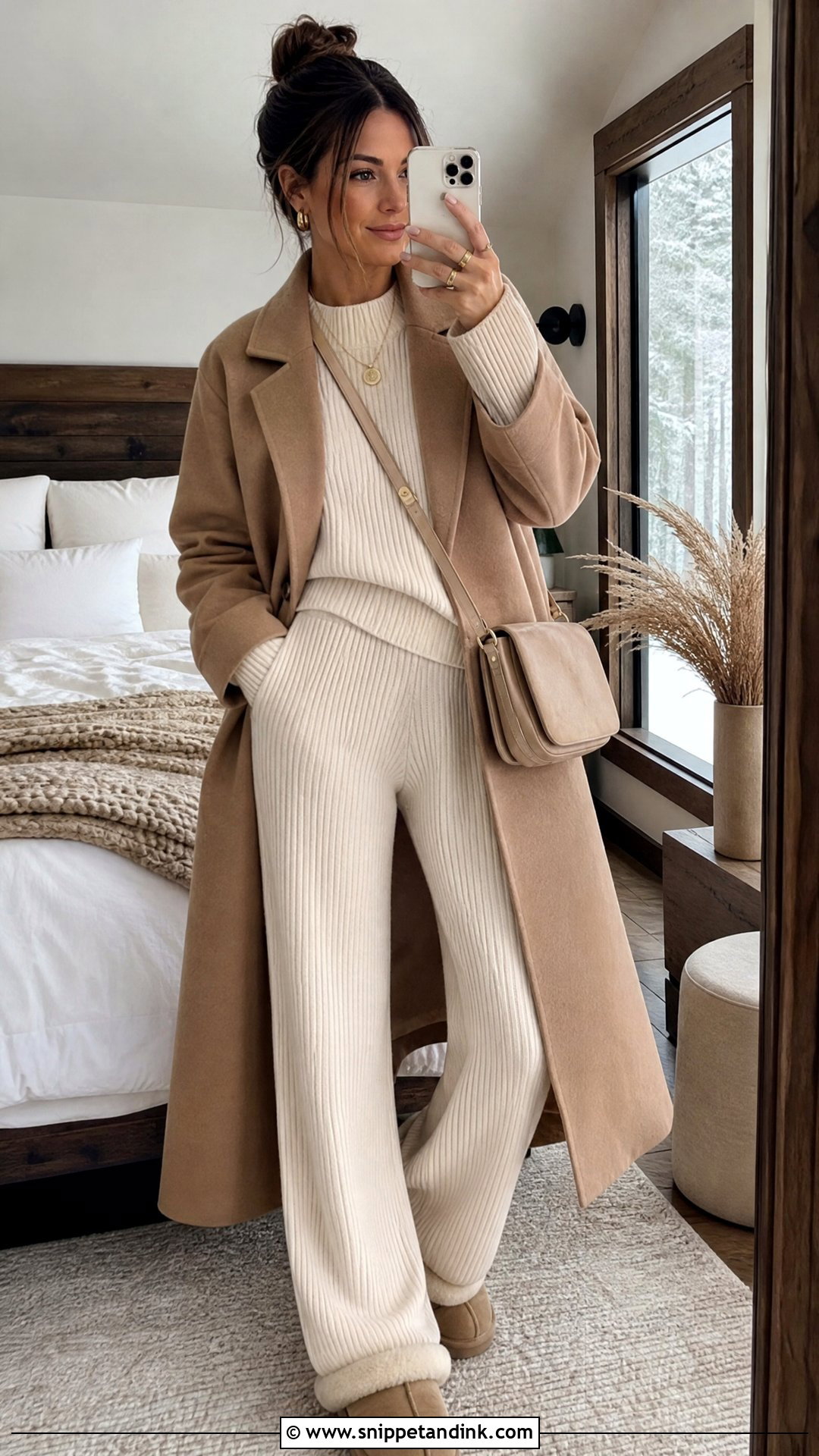 Matching Knit Set Winter Bachelorette Party Outfit - Snippet and Ink - 25 Winter Bachelorette Party Outfit Ideas