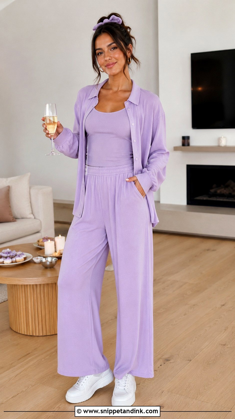 Matching Lounge Set Hen Night Outfit - Snippet and Ink - 20 Hen Night Outfit Ideas