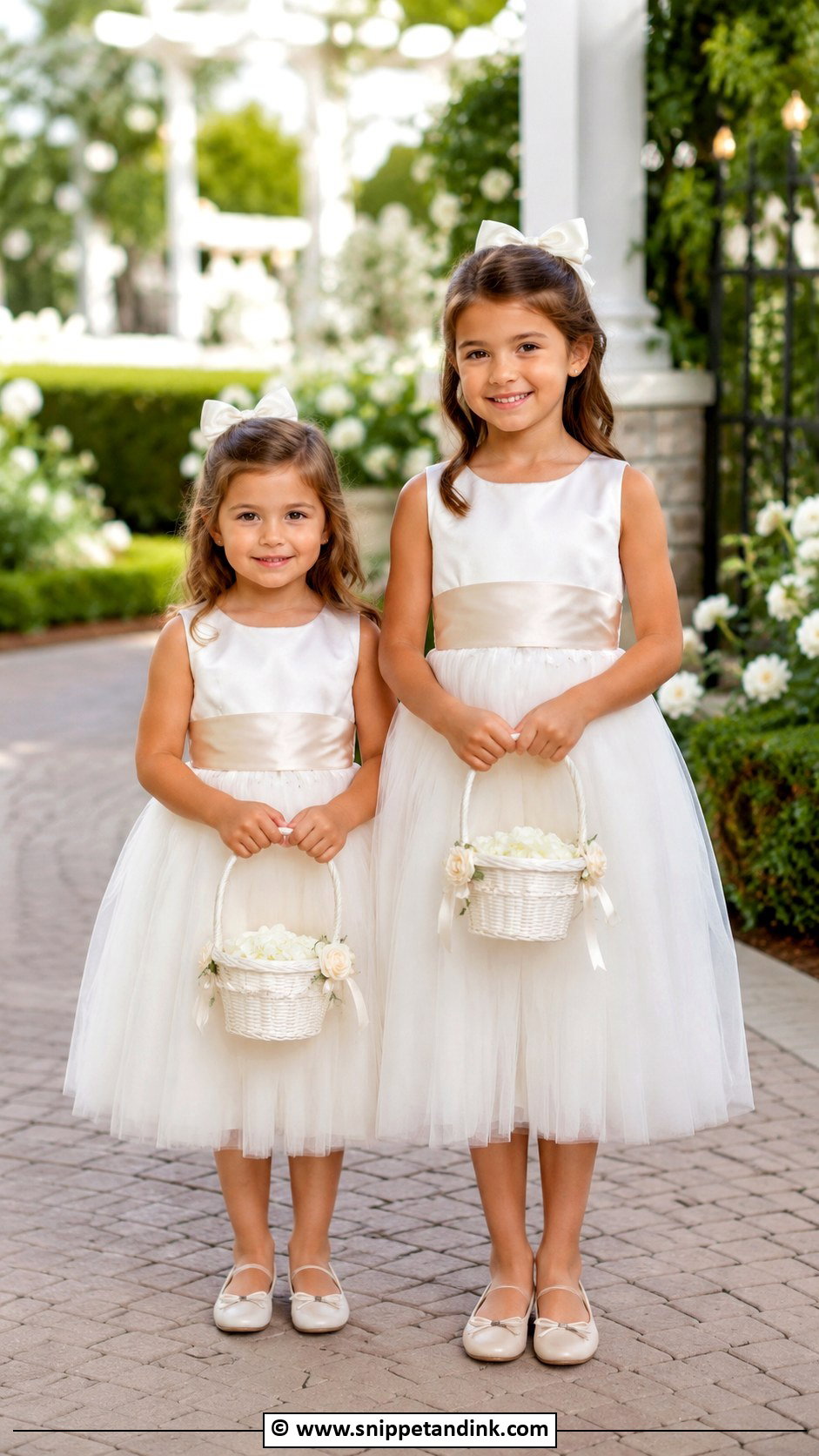 Matching Sisters Flower Girl Dresses - Snippet and Ink - 30 Wedding Dresses for Kids