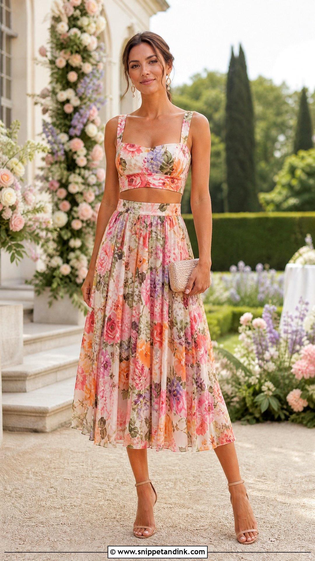 Matching Skirt Set Summer Wedding Attire - Snippet and Ink - 25 Summer Wedding Attire Ideas