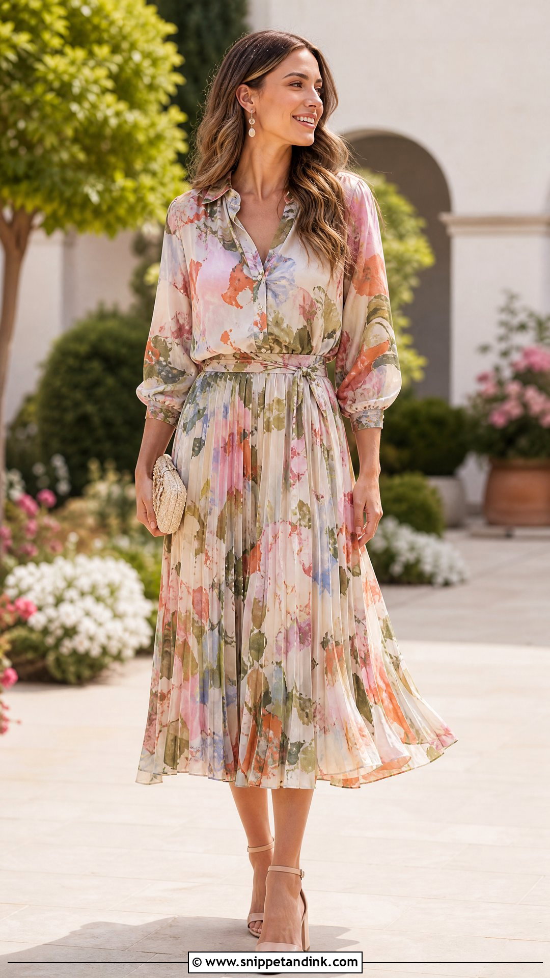 Matching Two Piece Set Casual Wedding Outfit - Snippet and Ink - 20 What to Wear to a Casual Wedding Ideas