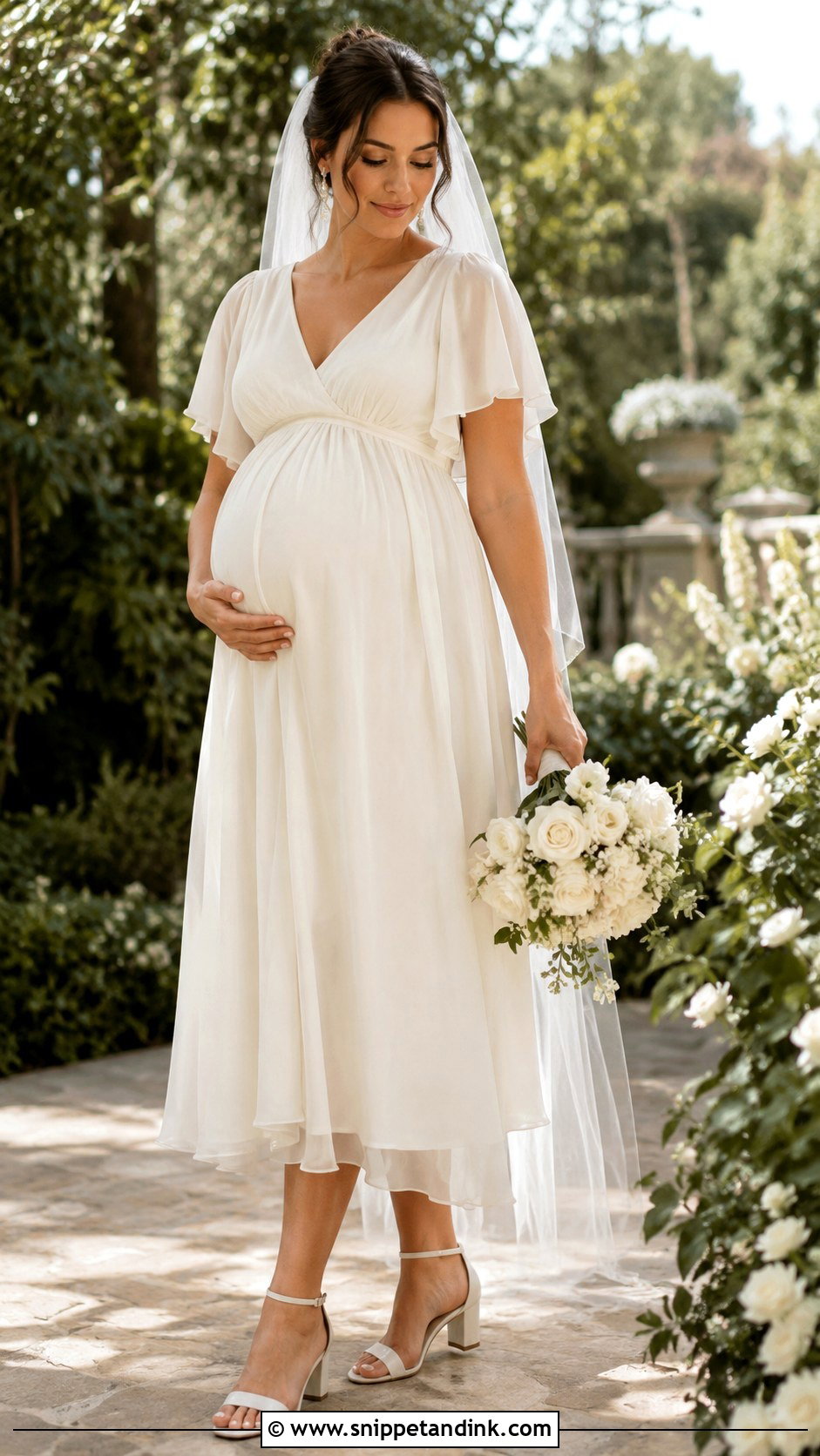 Maternity Baby Doll Wedding Dress - Snippet and Ink - 20 Baby Doll Wedding Dress Ideas