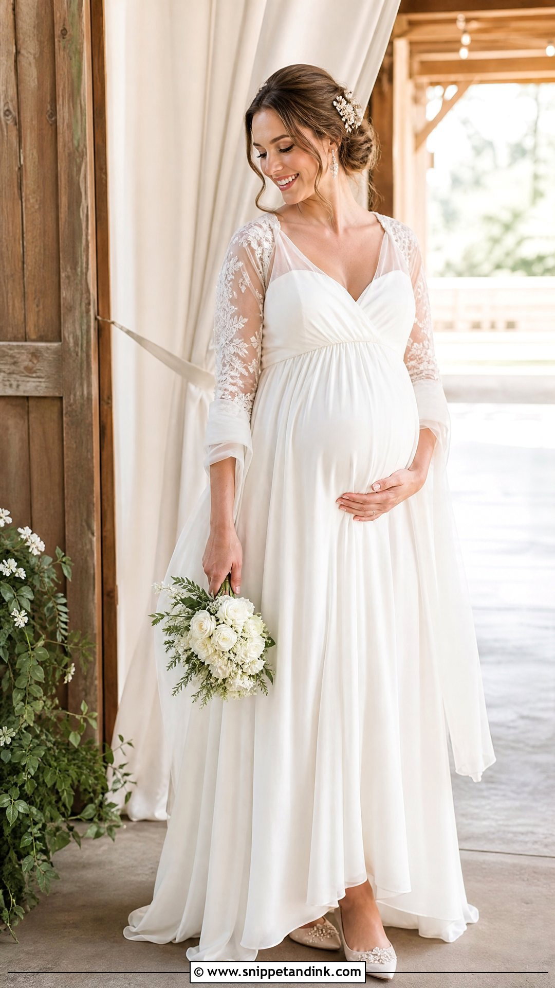 Maternity Barn Wedding Dress - Snippet and Ink - 25 Barn Wedding Dress Ideas