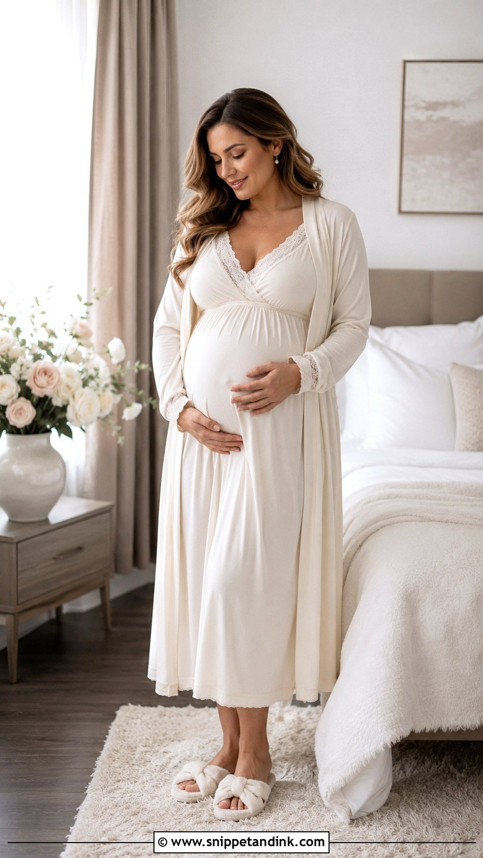 Maternity Bridal Nightgown - Snippet and Ink - 25 Bridal Nightgown Ideas