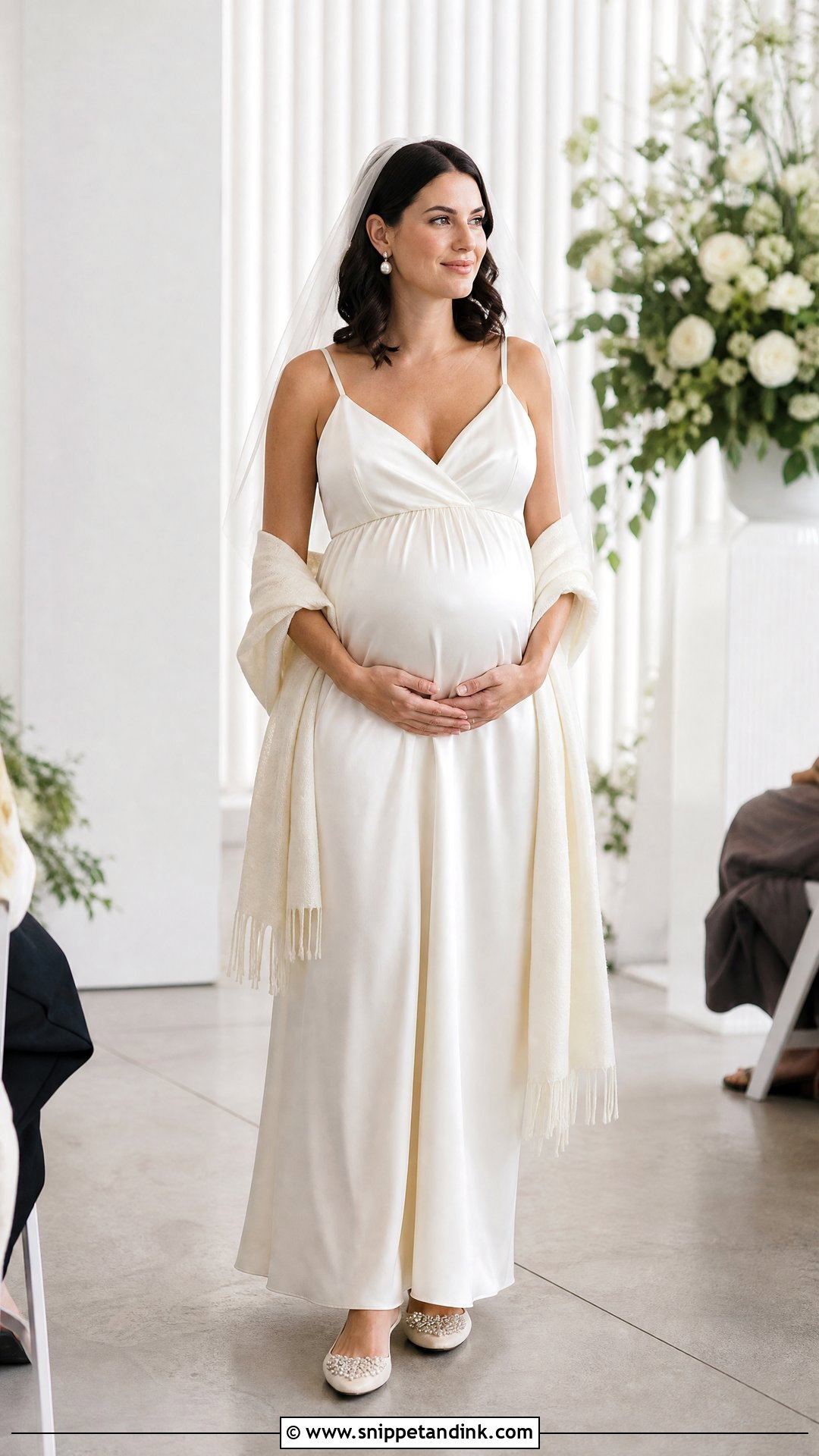 Maternity Bridal Slip Dress - Snippet and Ink - 20 Bridal Slip Dress Ideas