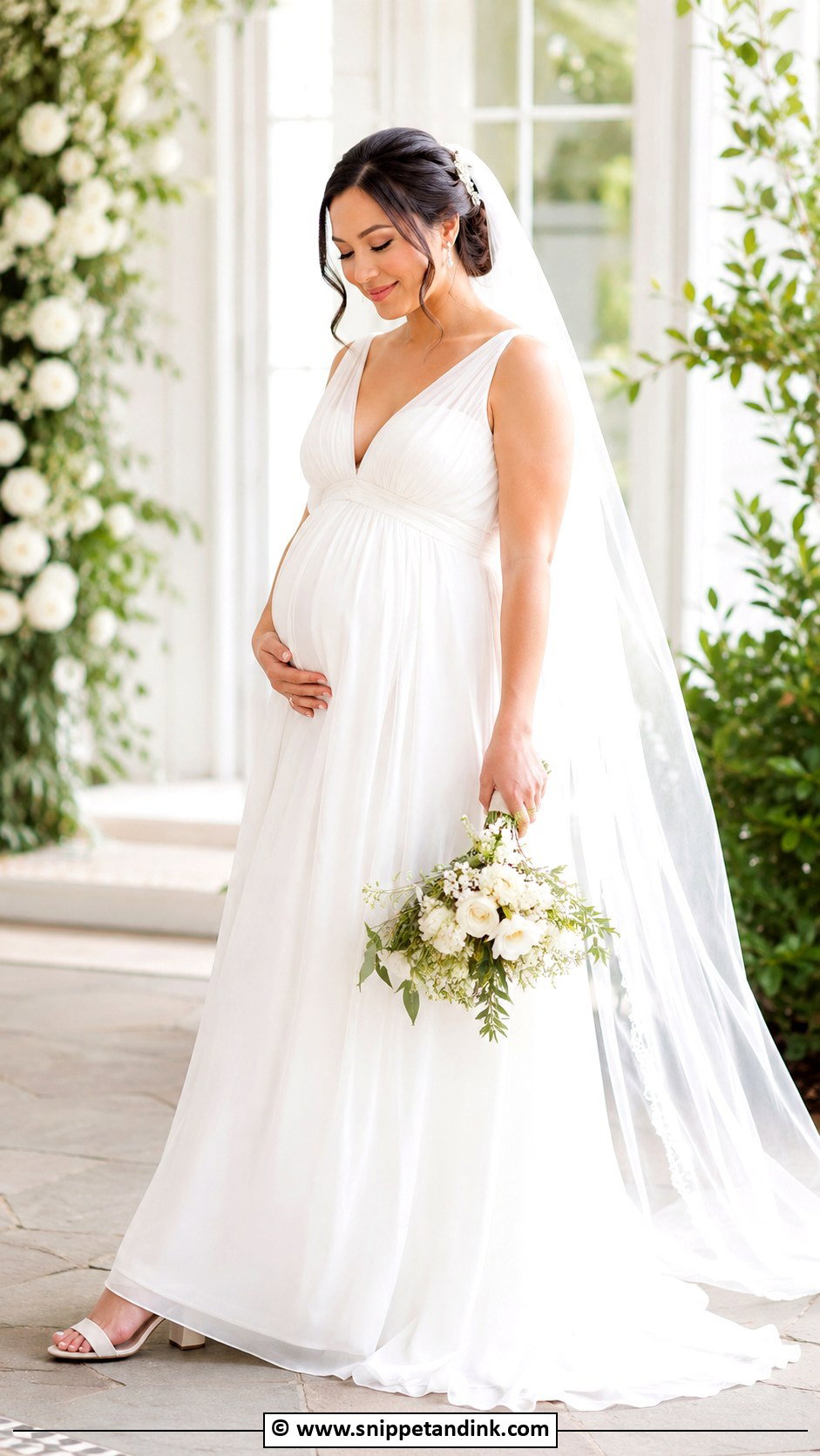 Maternity Bride Outfit - Snippet and Ink - 30 Bride Outfits