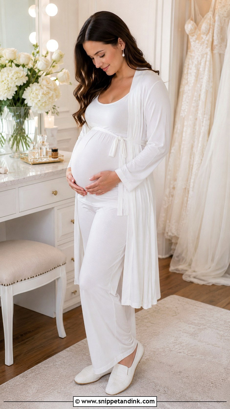 Maternity Bride to Be Robe - Snippet and Ink - 20 Bride to Be Robe Ideas