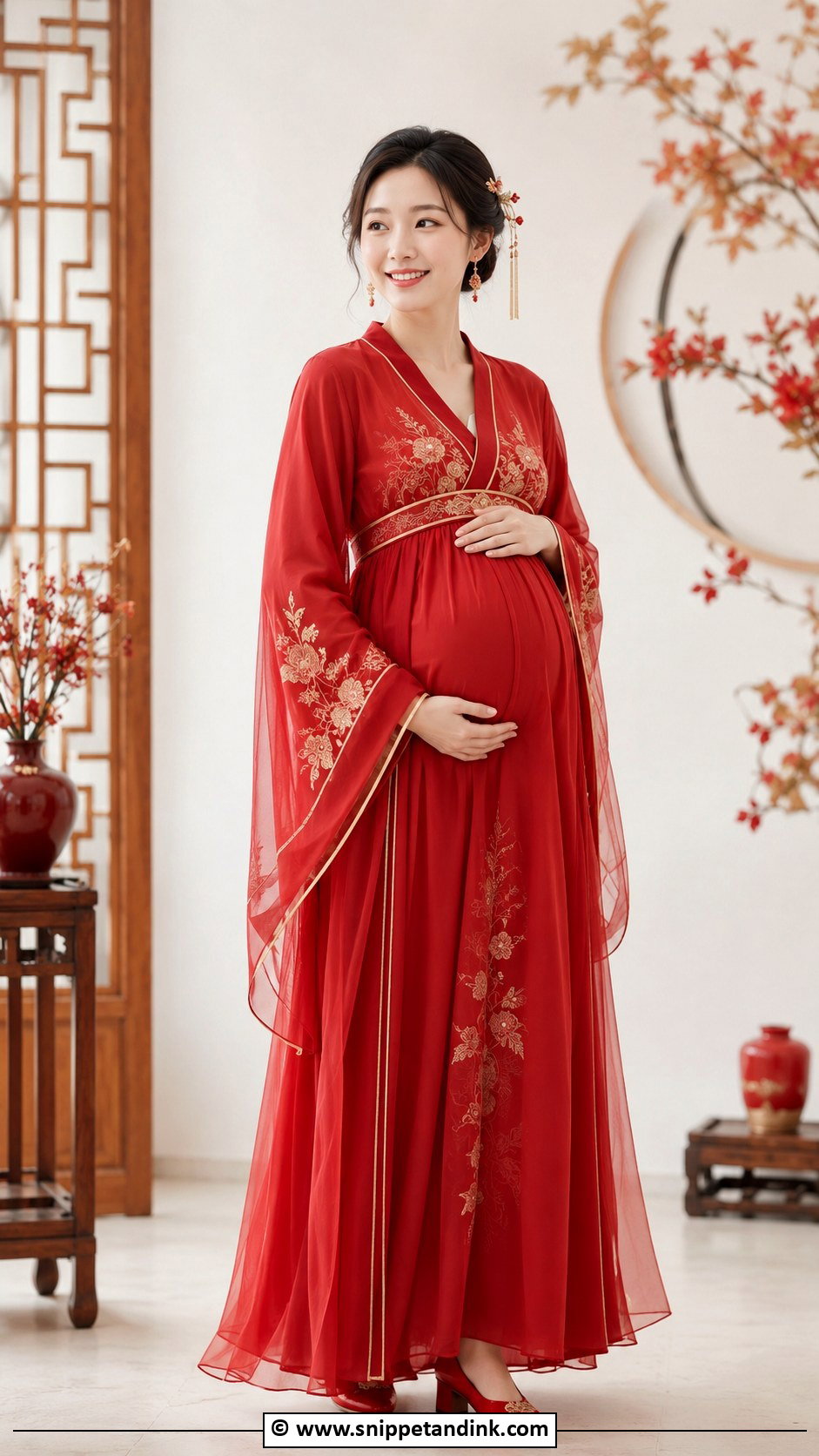 Maternity Chinese Wedding Dress - Snippet and Ink - 30 Chinese Wedding Dress Ideas