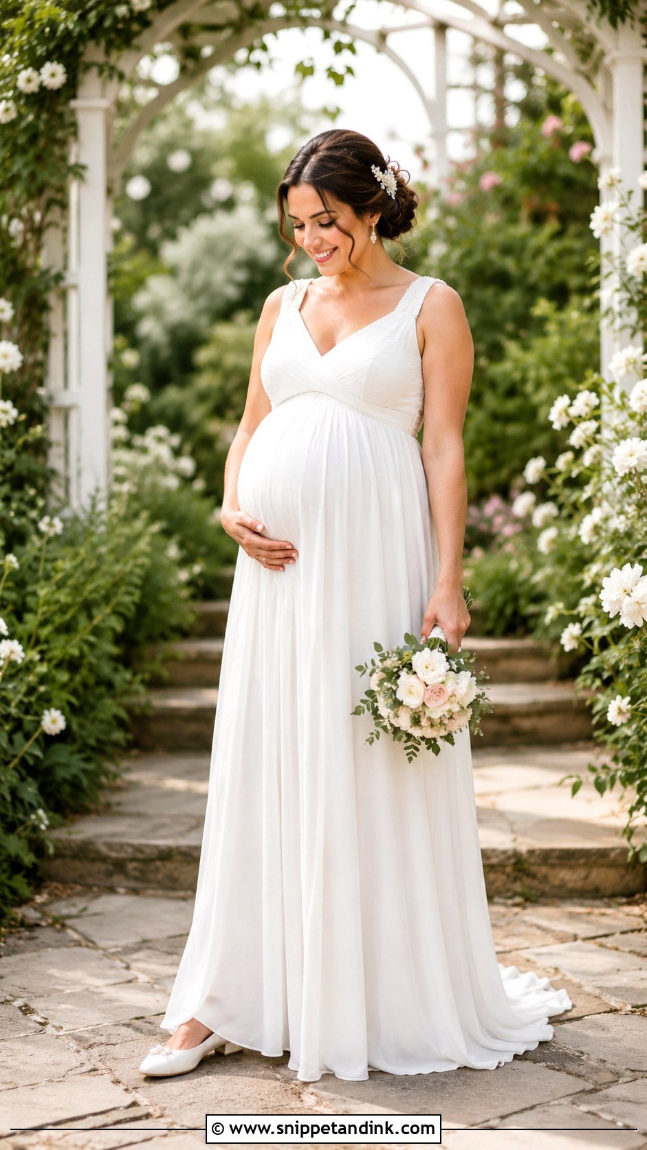 Maternity Elopement Wedding Dress - Snippet and Ink - 20 Elopment Wedding Dress Ideas