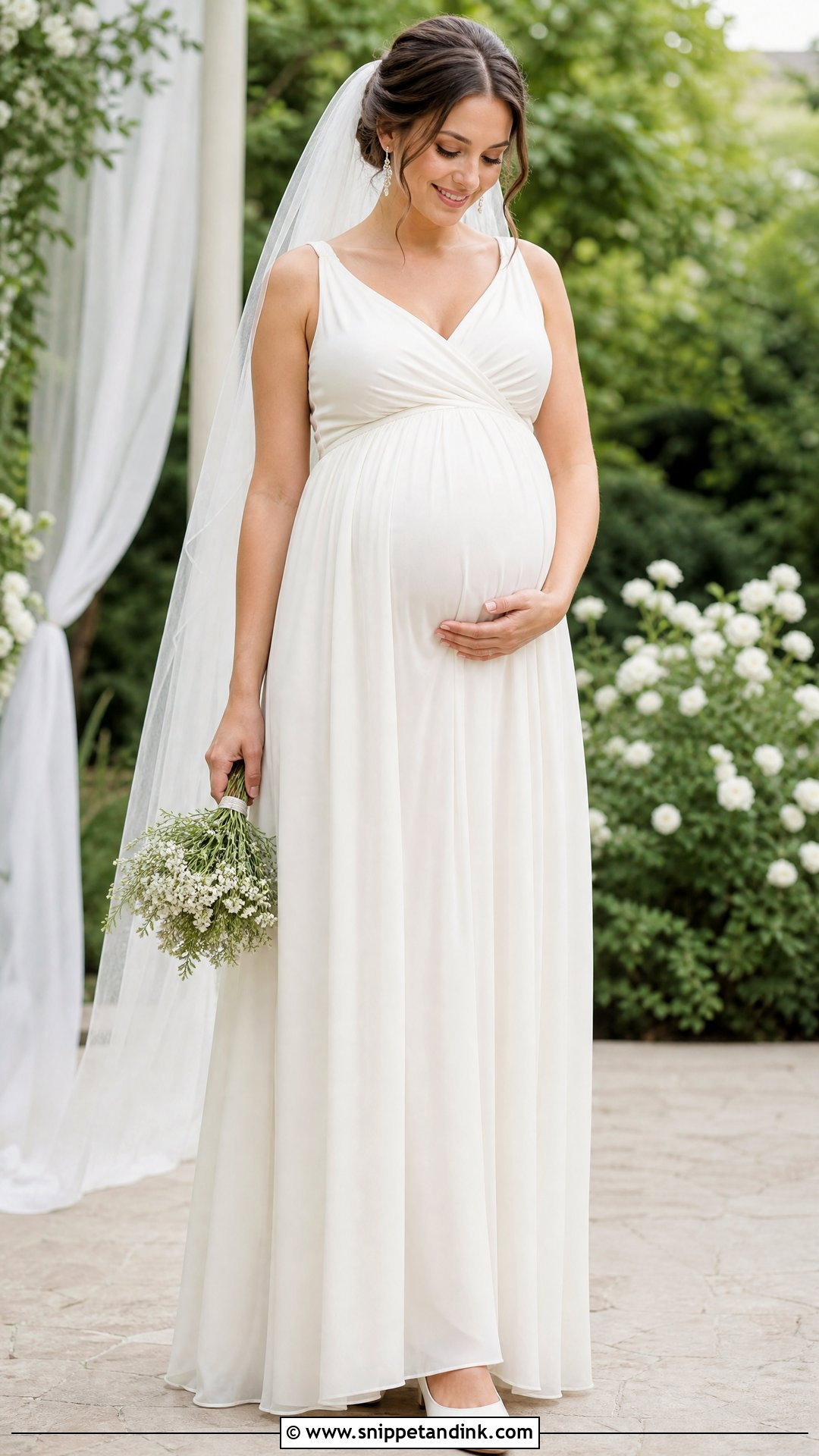 Maternity Empire Waist Wedding Dress - Snippet and Ink - 20 Nice Wedding Dresses